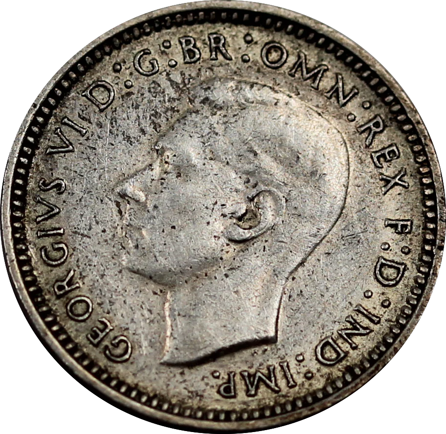 1942M Threepence VF - Image 2