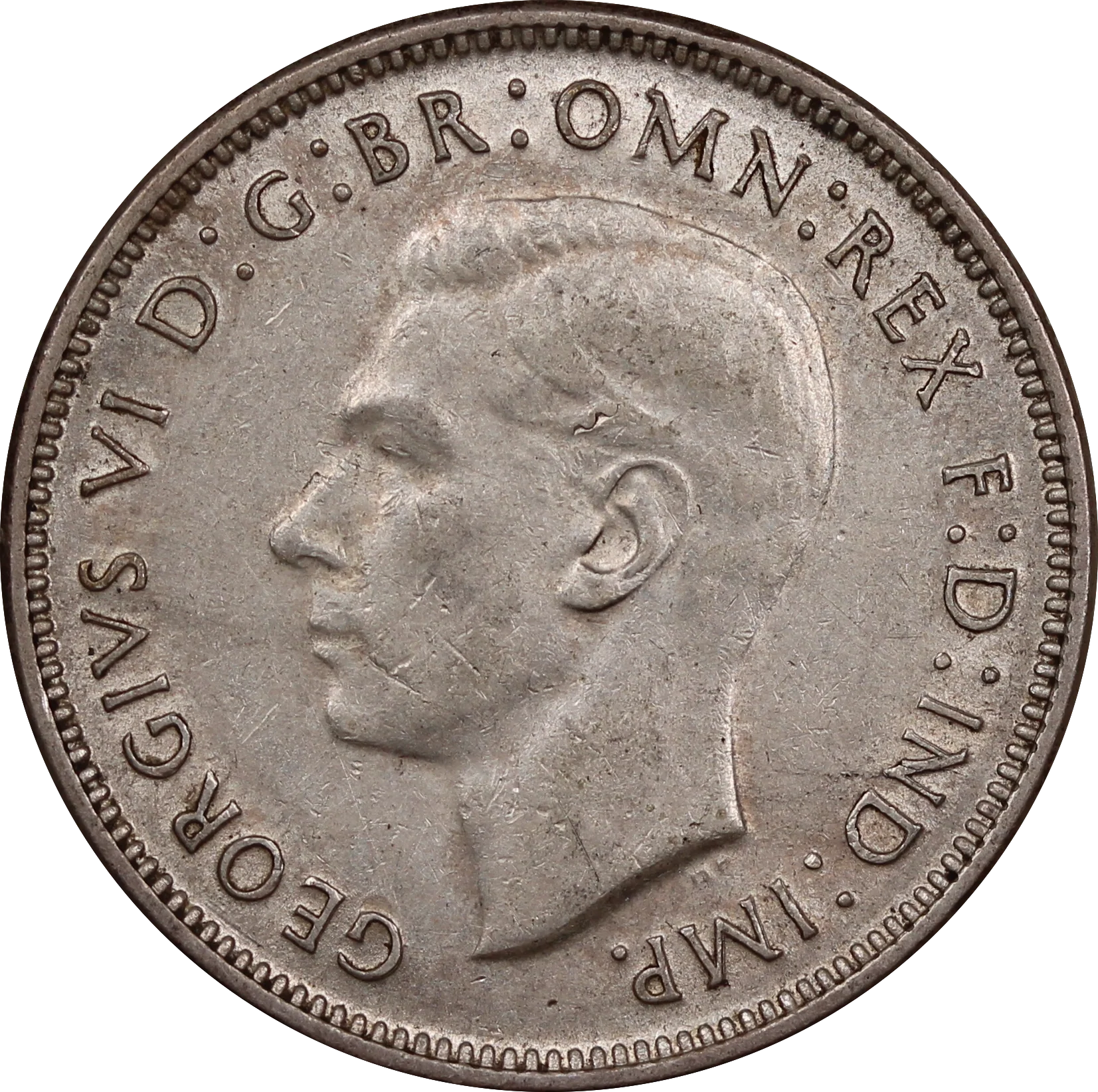 1943 Silver Florin Coin Circulated - Image 2