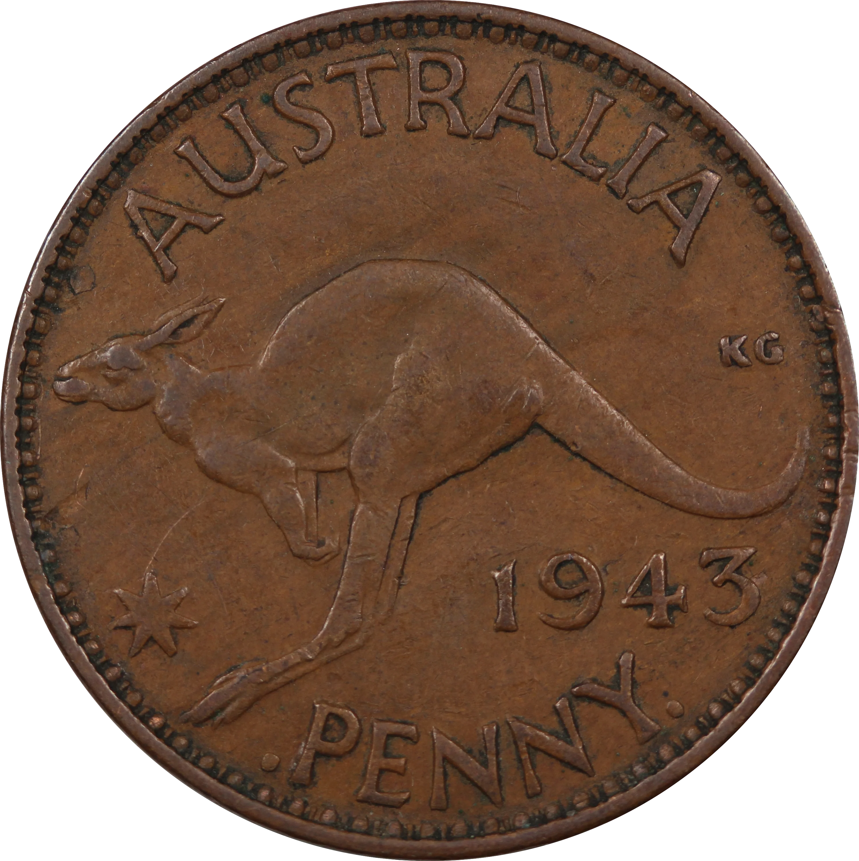 1943I Penny Lamination Peel Error Trio VF - Image 2