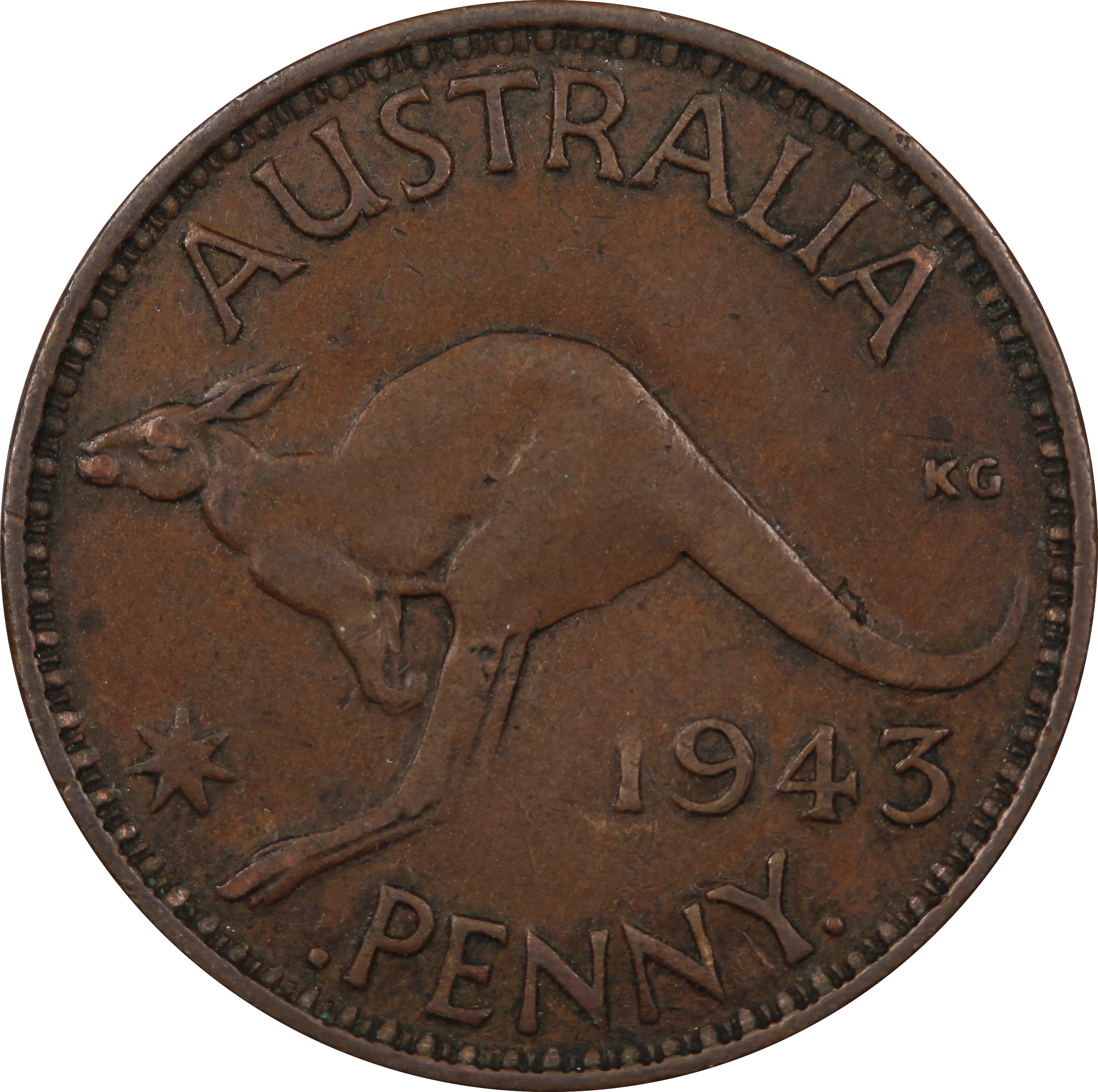 1943I Penny Lamination Peel Error Trio VF - Image 3