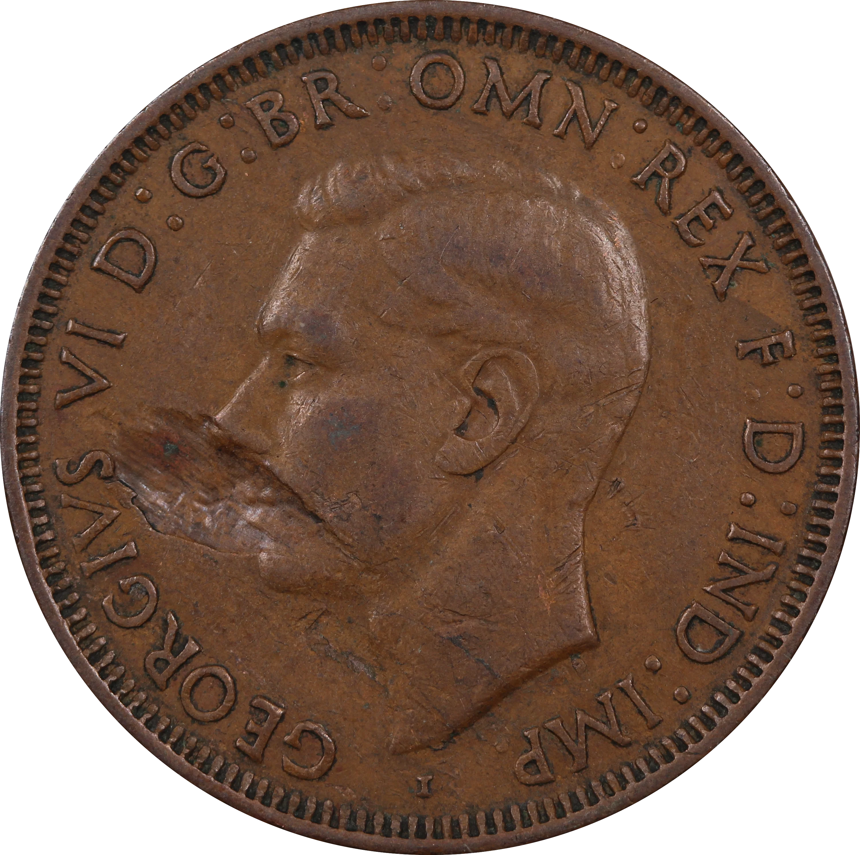 1943I Penny Lamination Peel Error Trio VF - Image 6