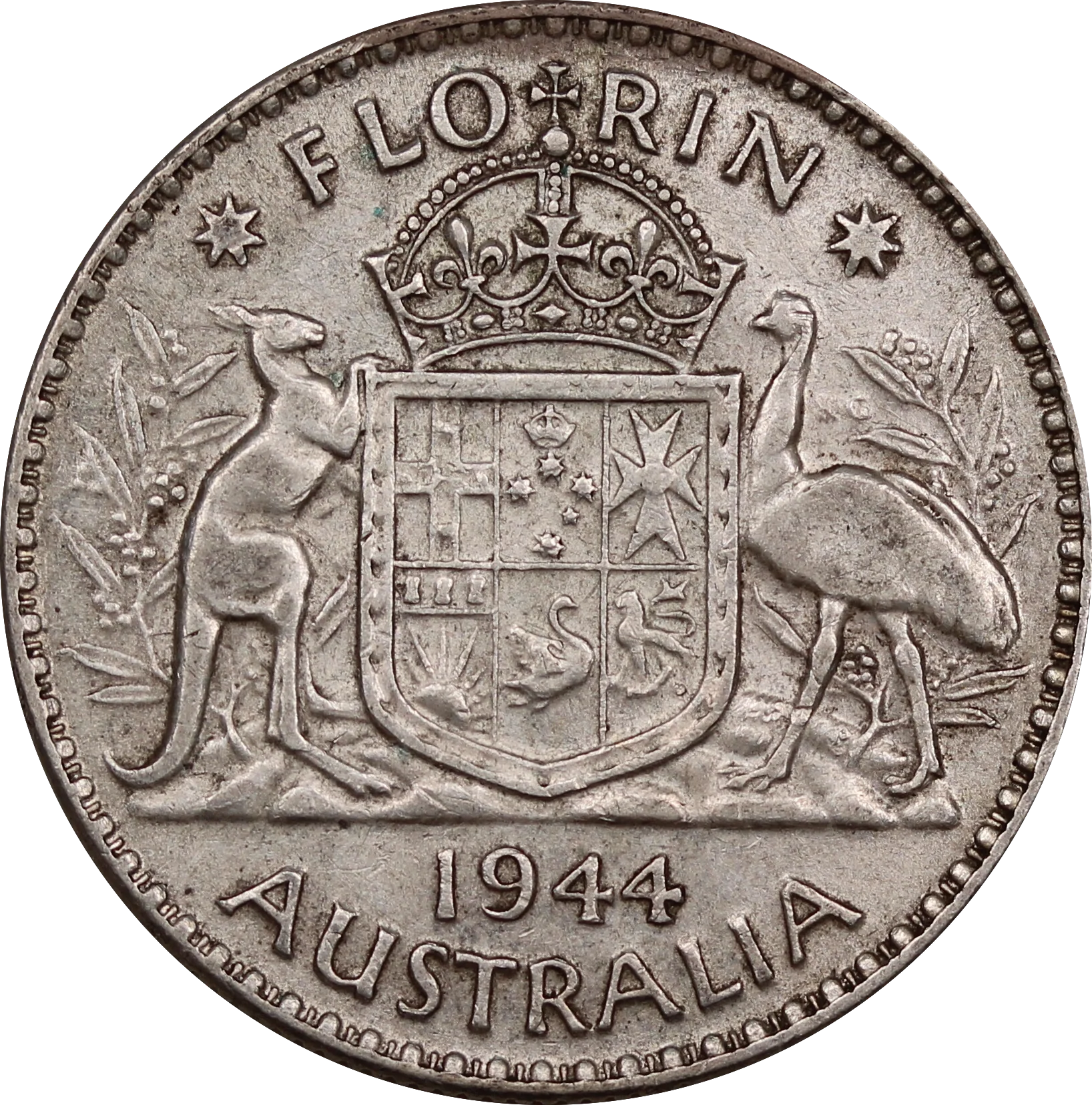 1944 Florin Circulated