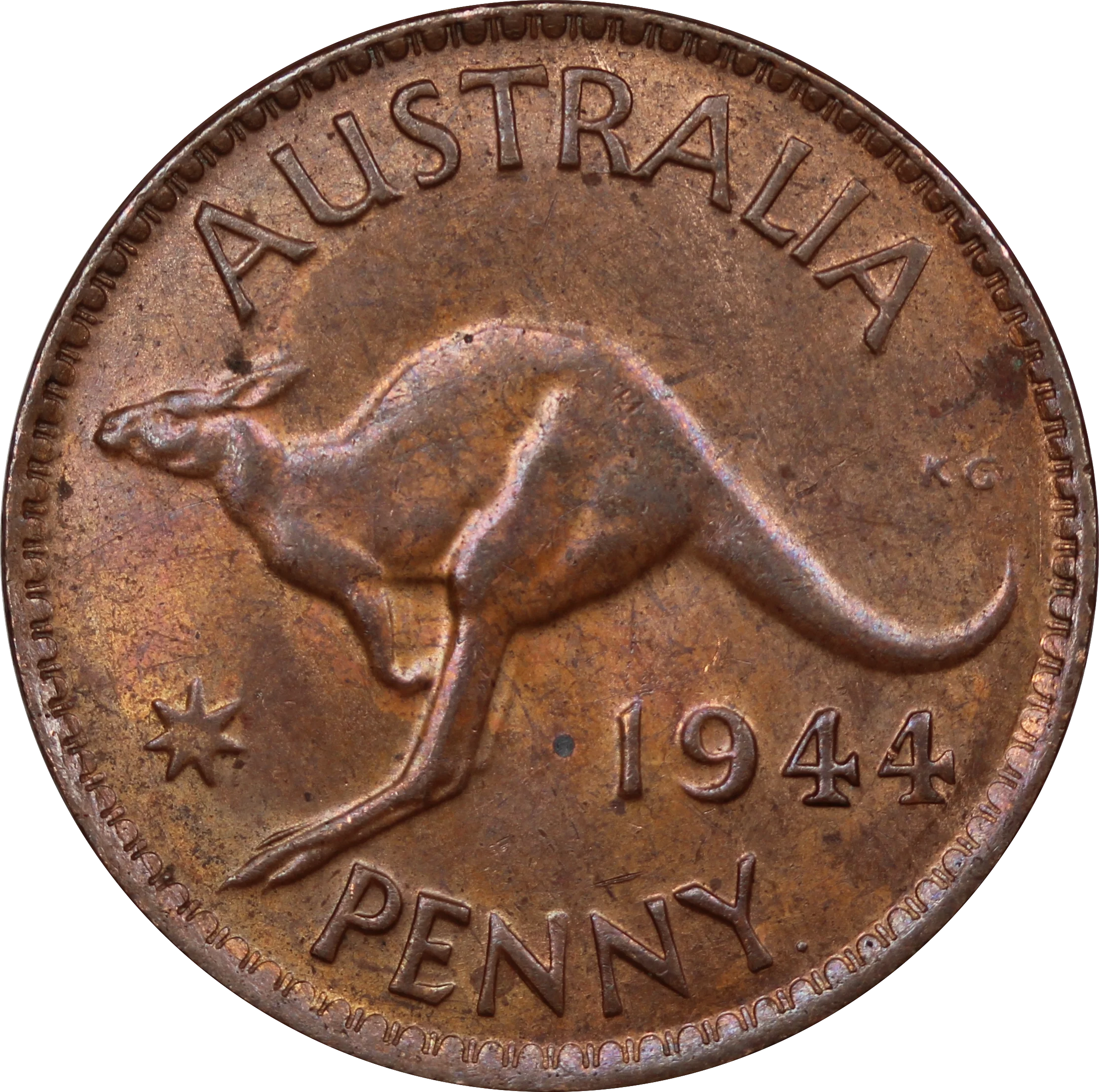 1944 Penny VF (Perth)