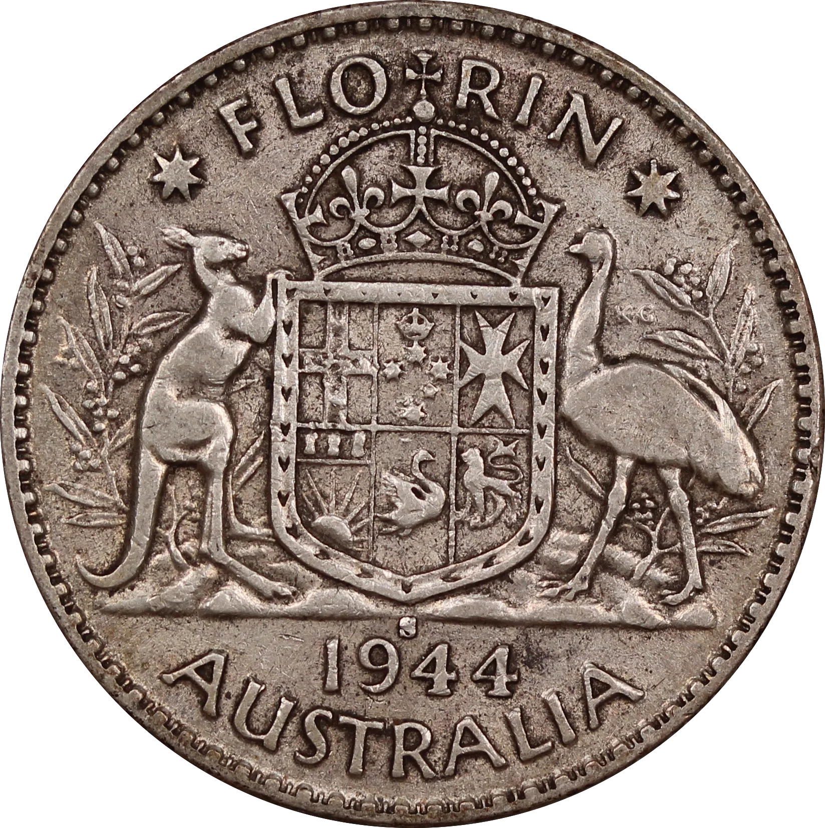 1944S Florin Circulated