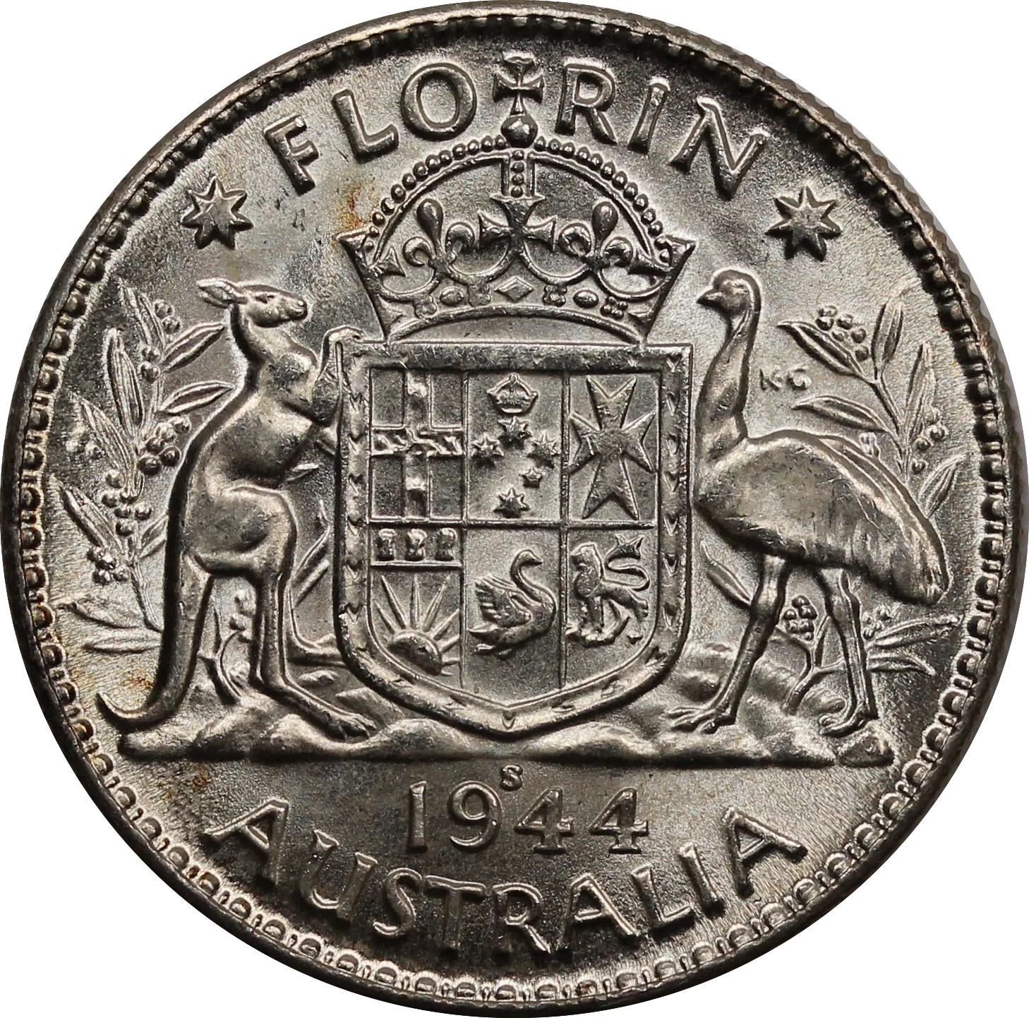 1944S Florin UNC
