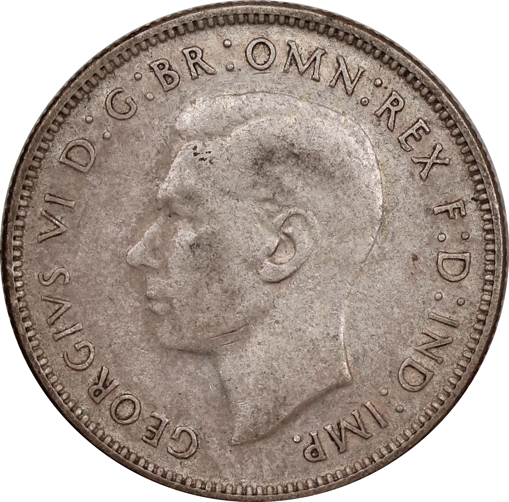 1945 Silver Florin Coin Circulated - Image 2