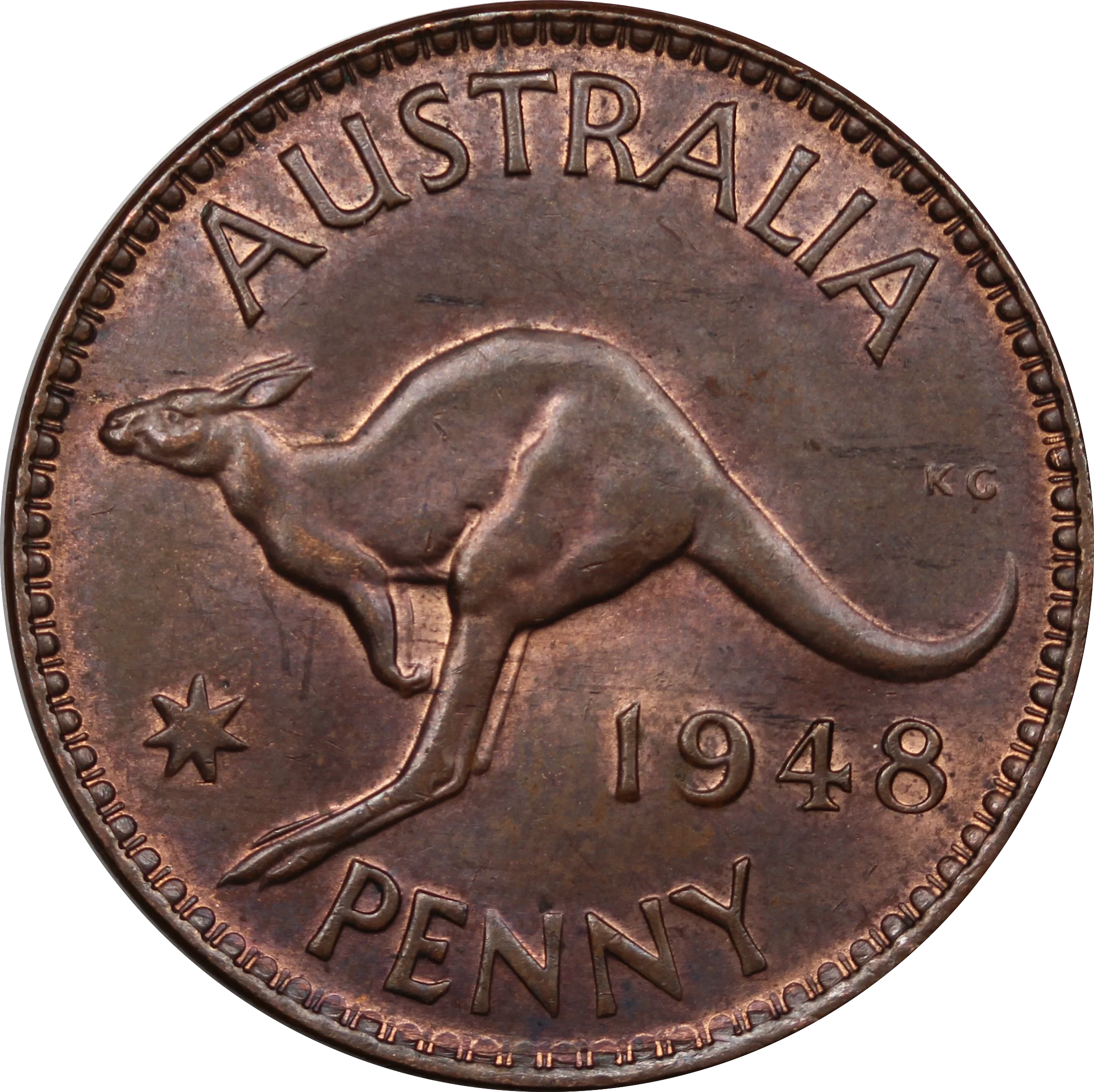 1948 Penny aUNC