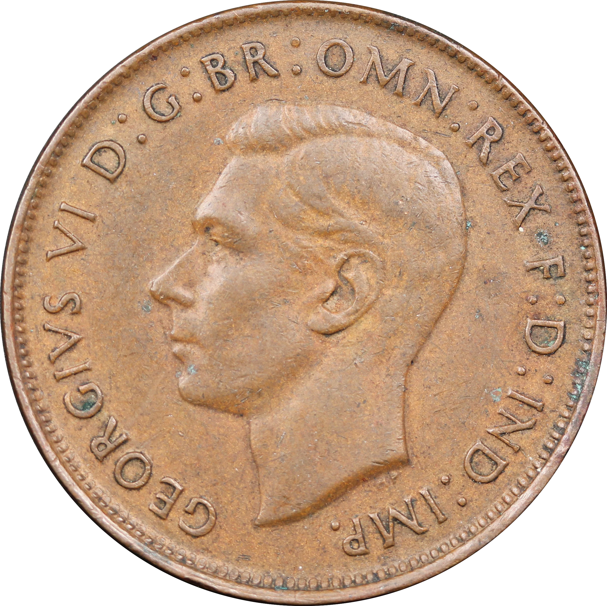 1948M Penny Planchet Flaw Fine - Image 2