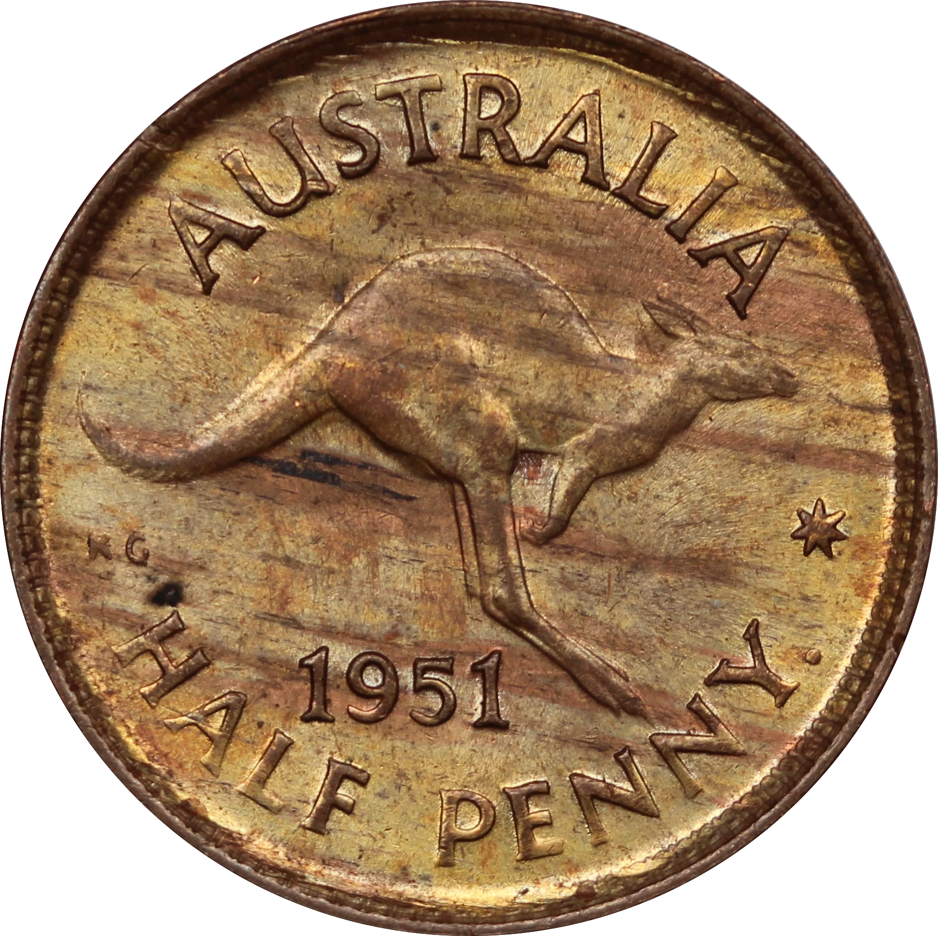 1951 Halfpenny gEF