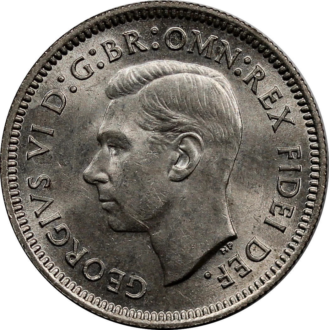 1951PL Sixpence ChUNC - Image 2