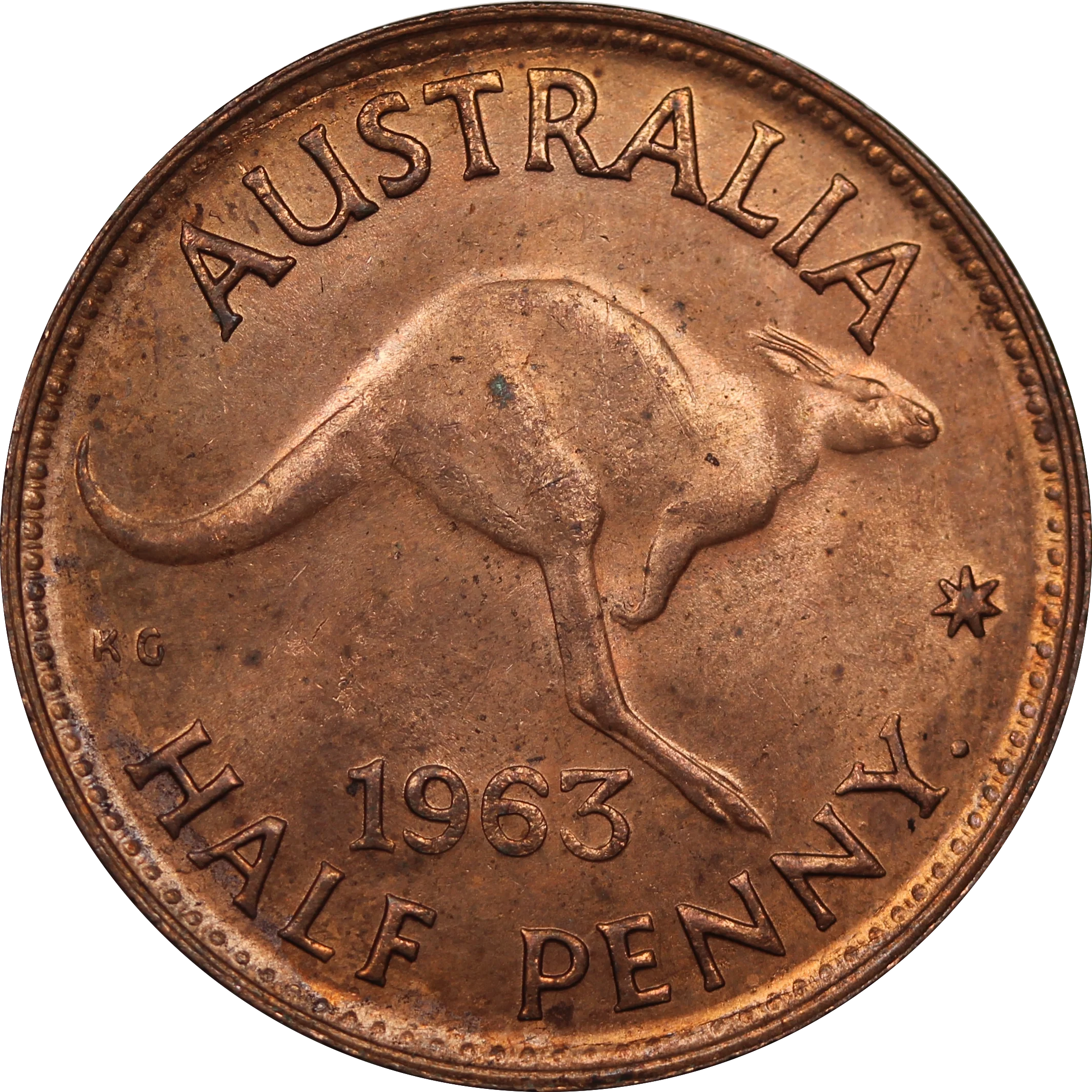 1953 Halfpenny aUNC