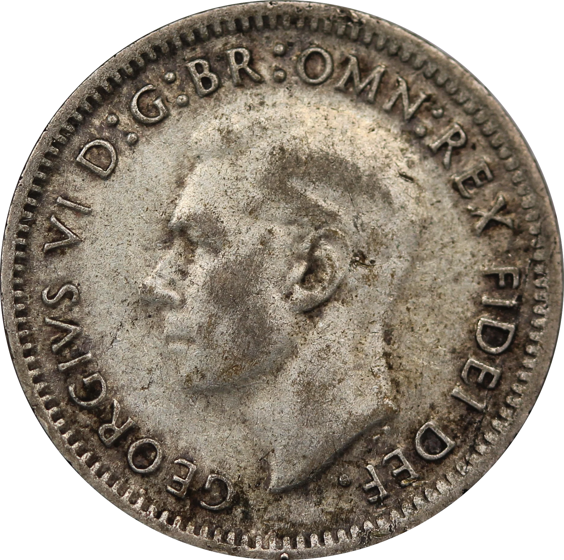 1953 Threepence Circulated - Image 2