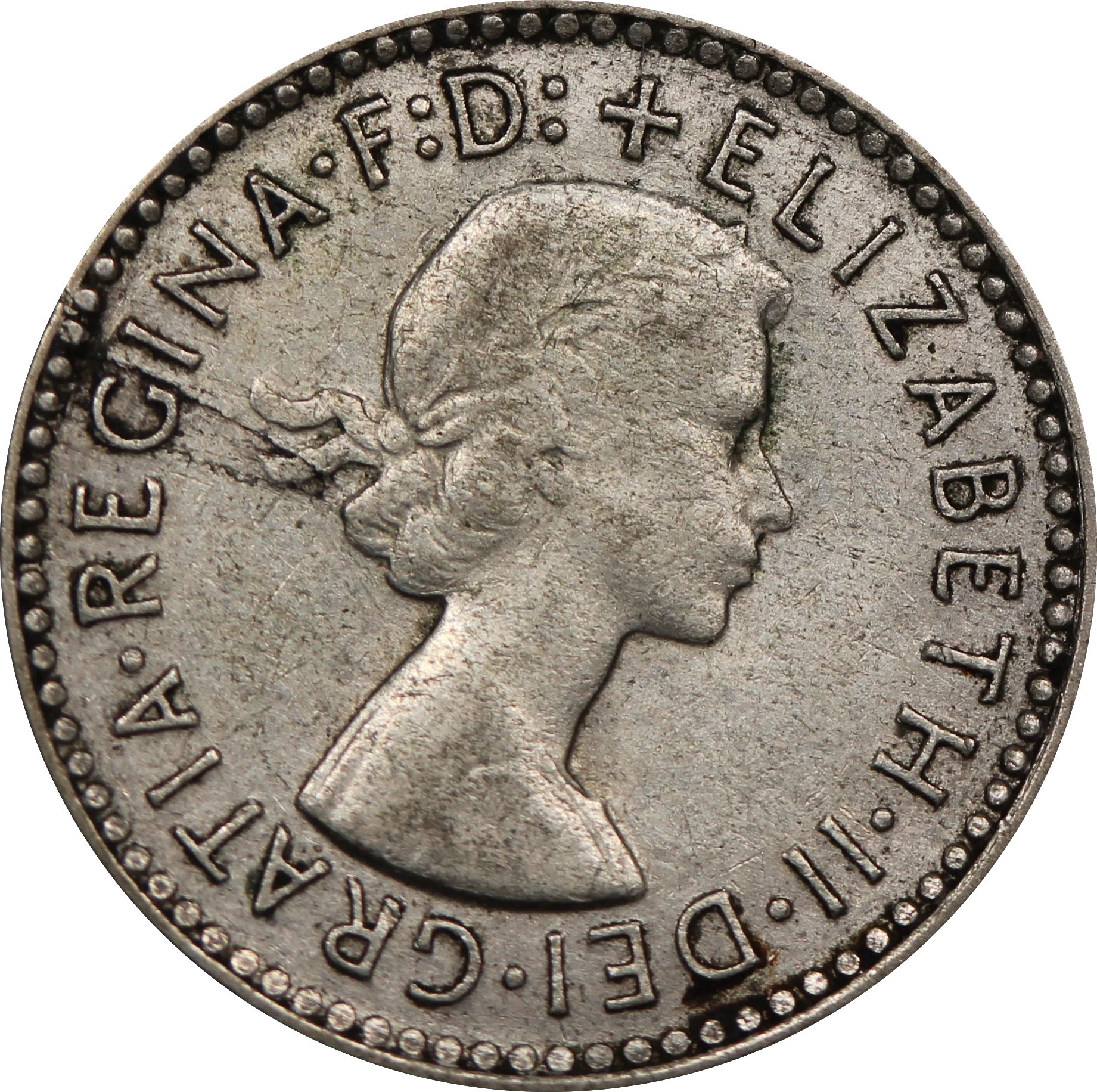 1956 Threepence Circulated - Image 2