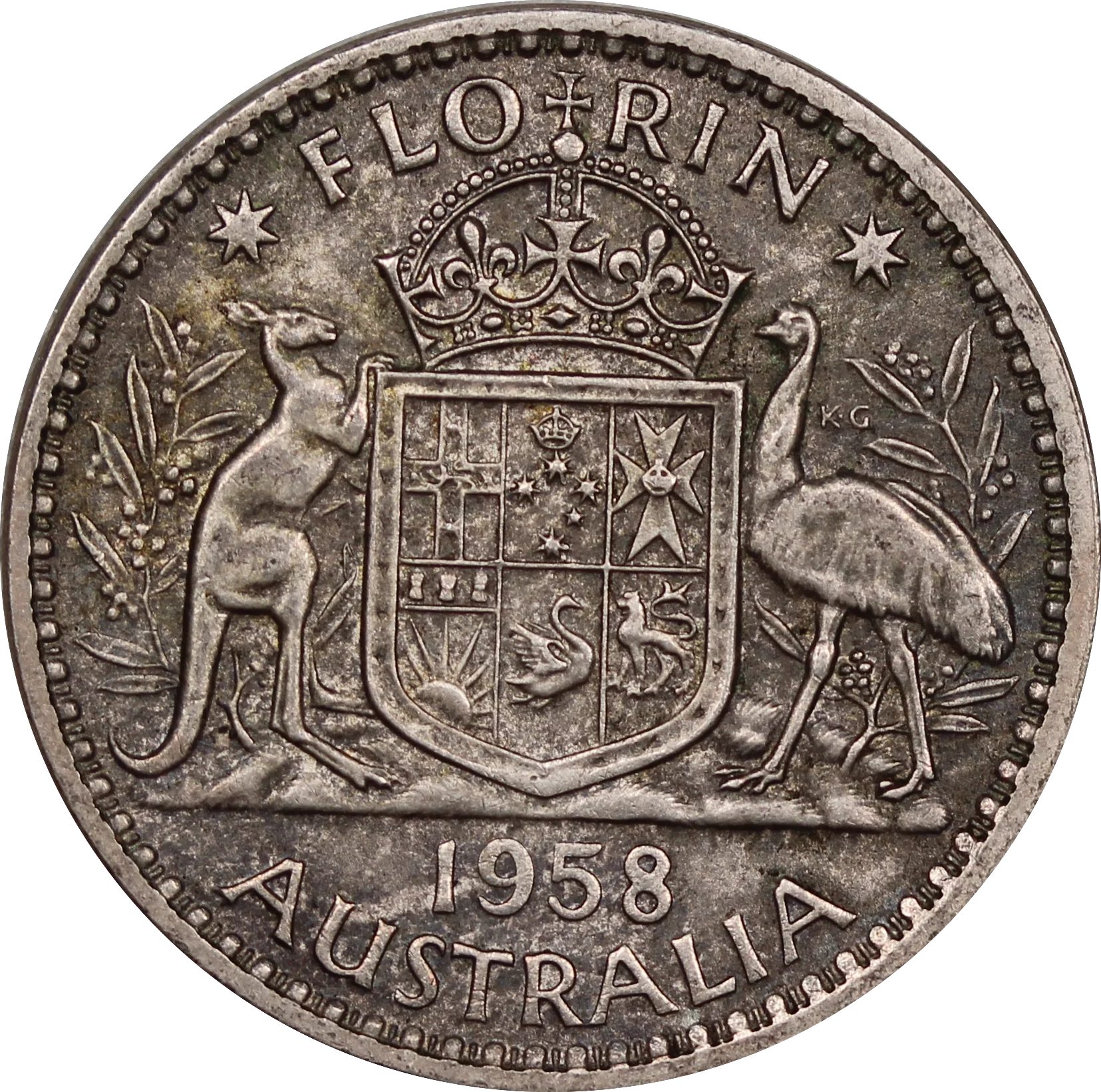 1958 Florin Circulated