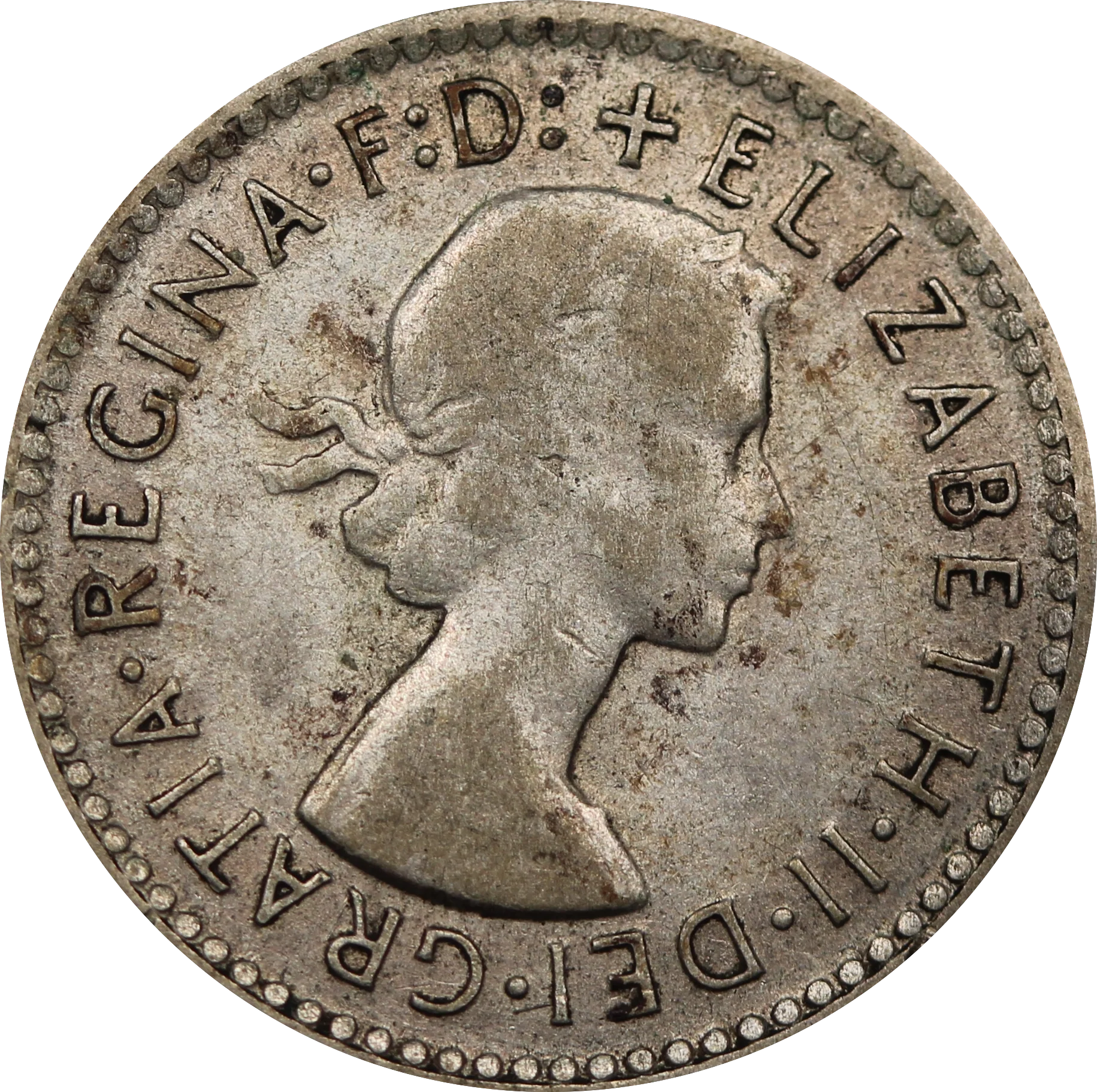 1959 Threepence Circulated - Image 2