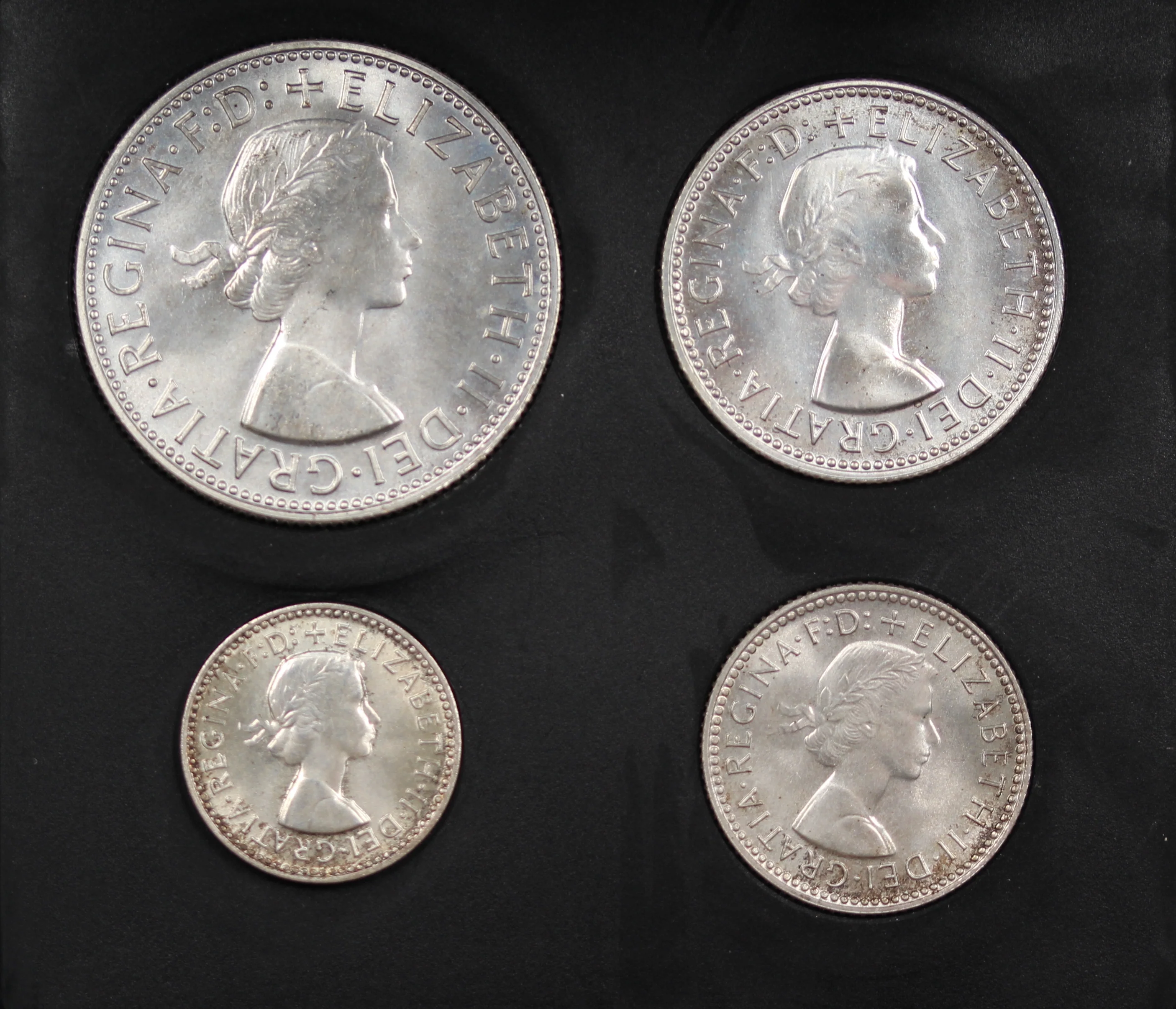 1960 Melbourne Silver Predecimal Proof Set in Original Box - Image 3