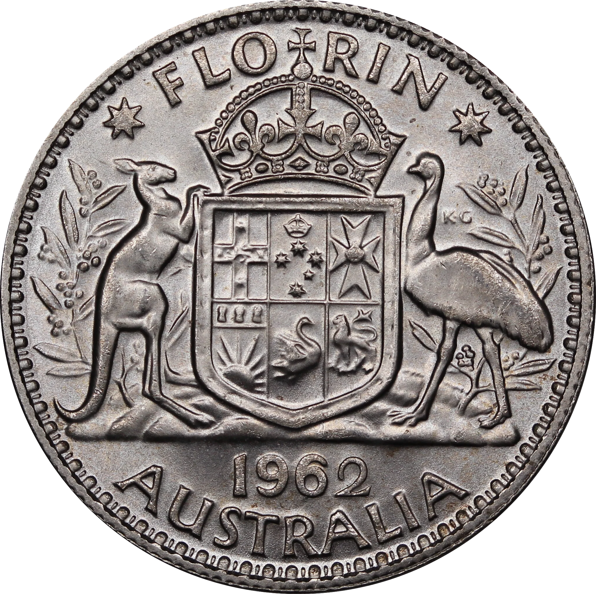 1962 Florin aUNC