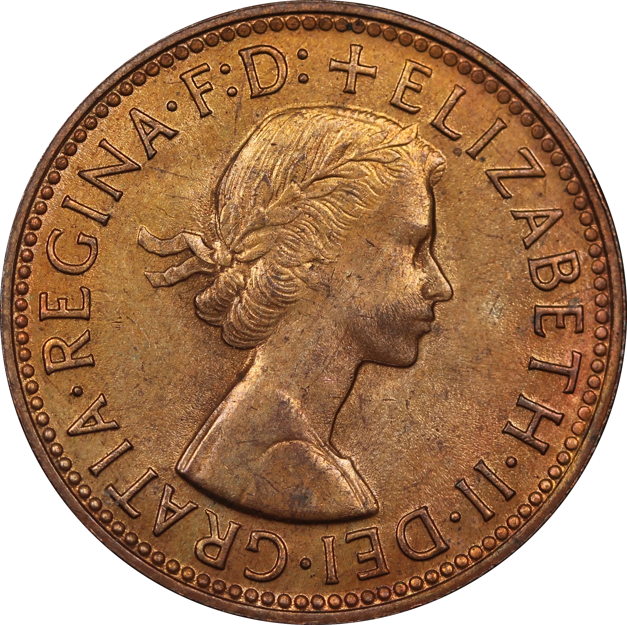 1964 Halfpenny UNC - Image 2