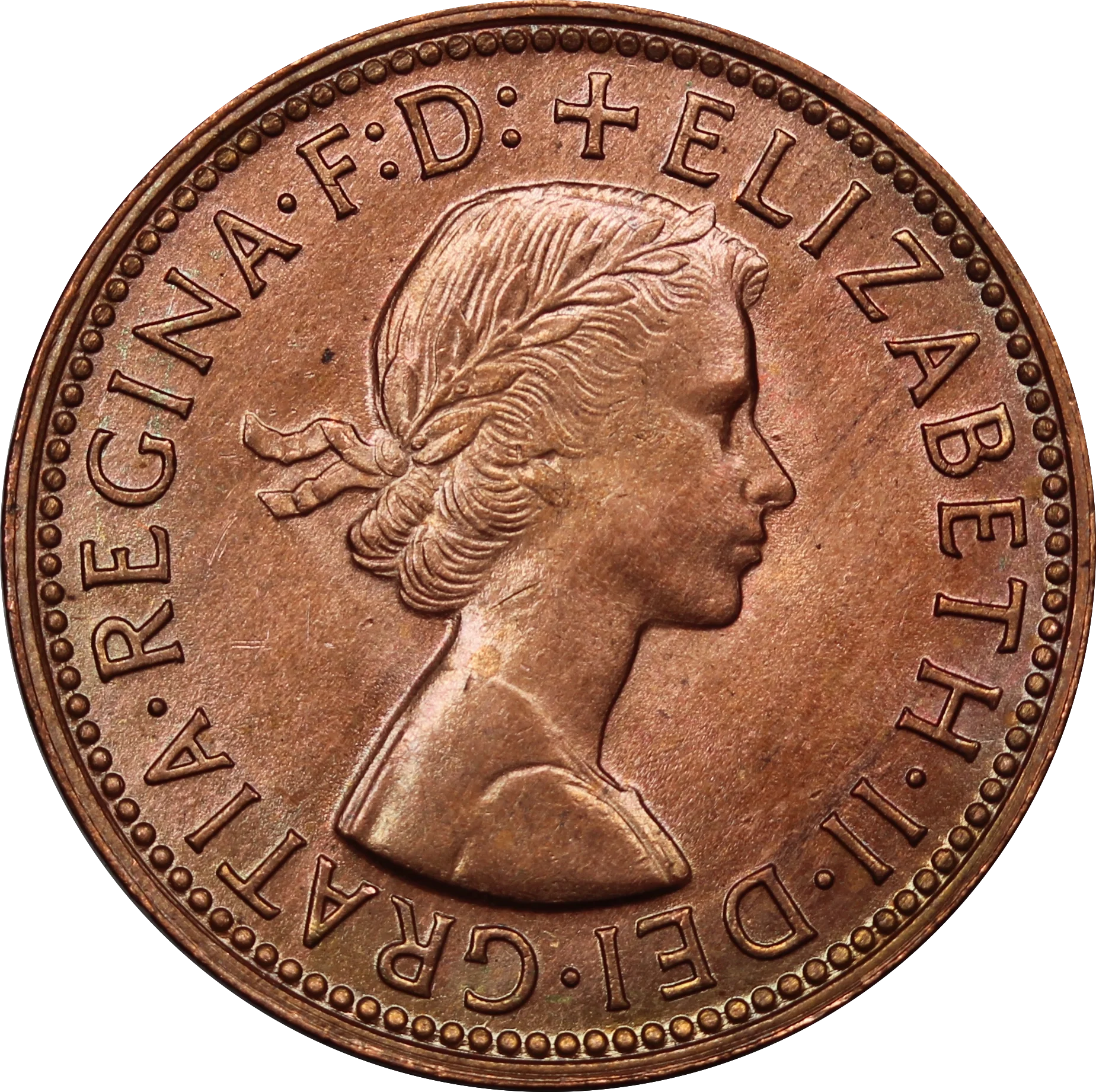 1964 Halfpenny UNC - Image 2