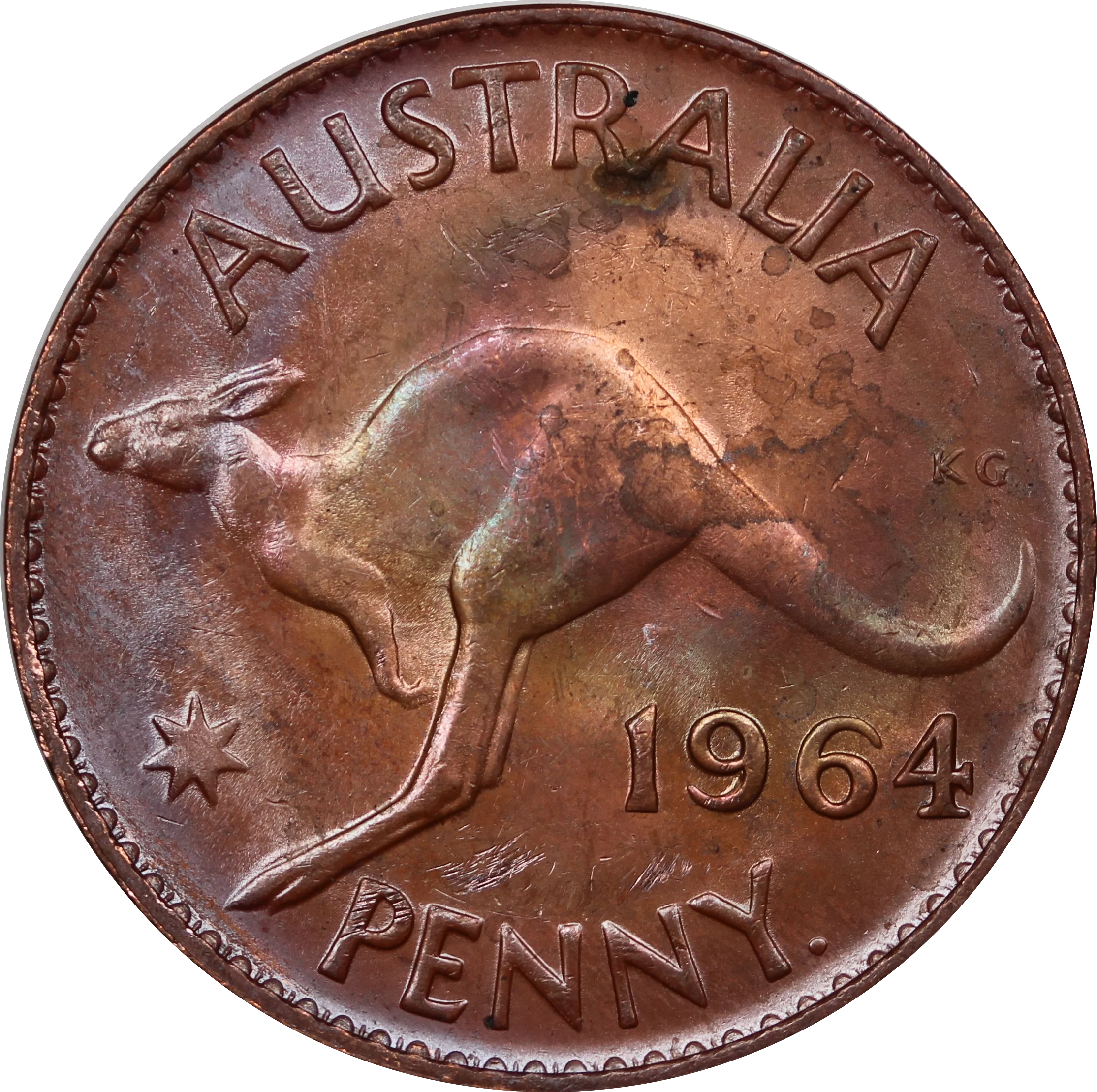 1964 Penny aUNC