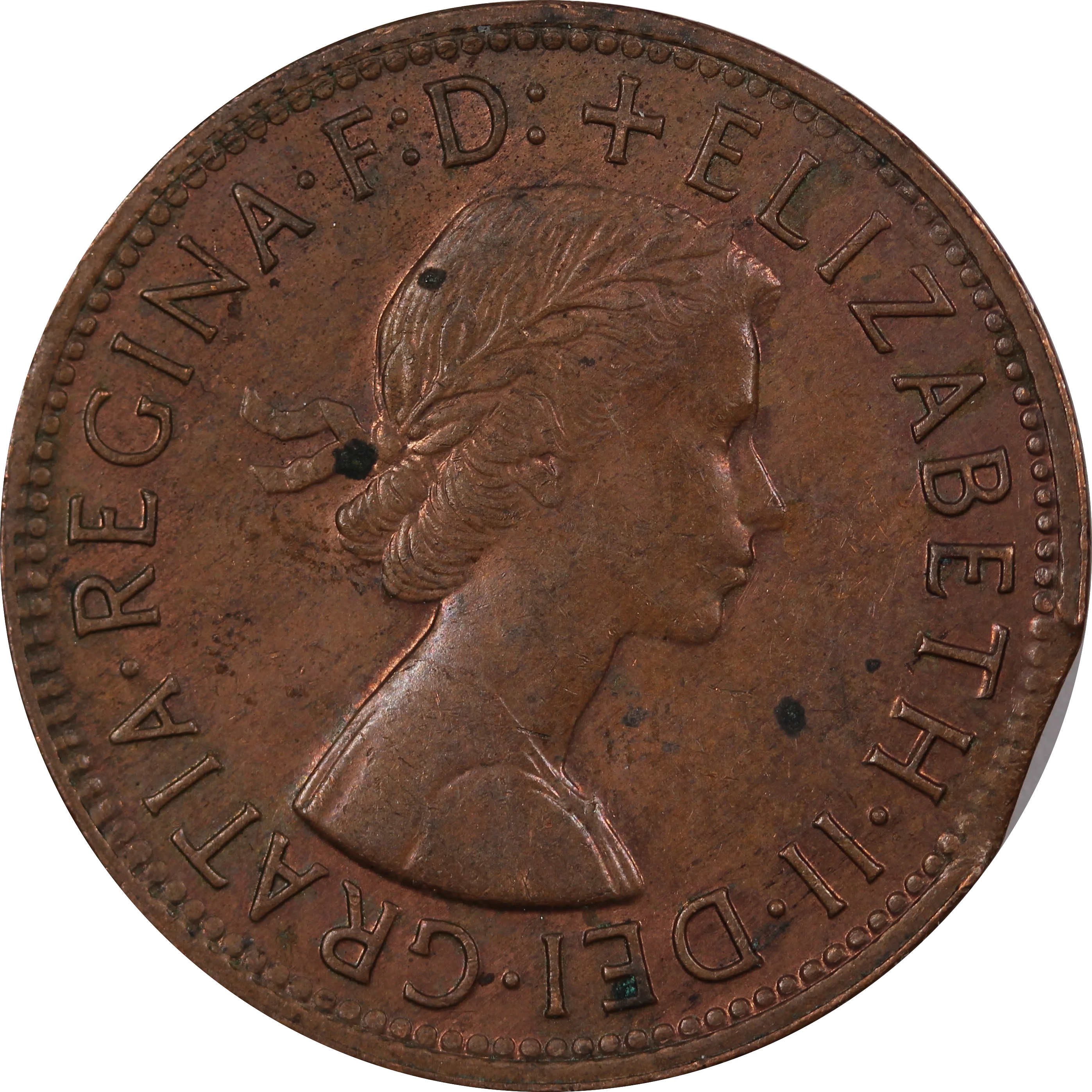 1964 Penny Clipped Planchet gEF - Image 2
