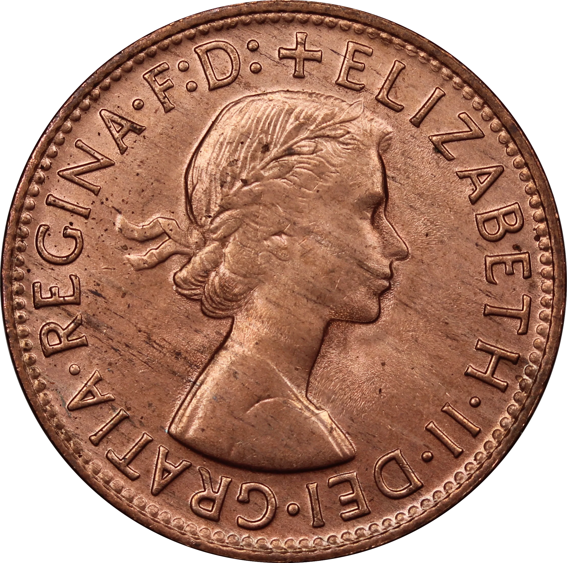 1964 Penny UNC - Image 2