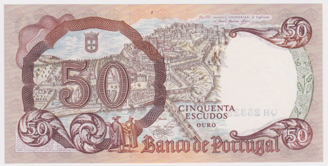 1964 Portugal 50 Escudos UNC - Image 2