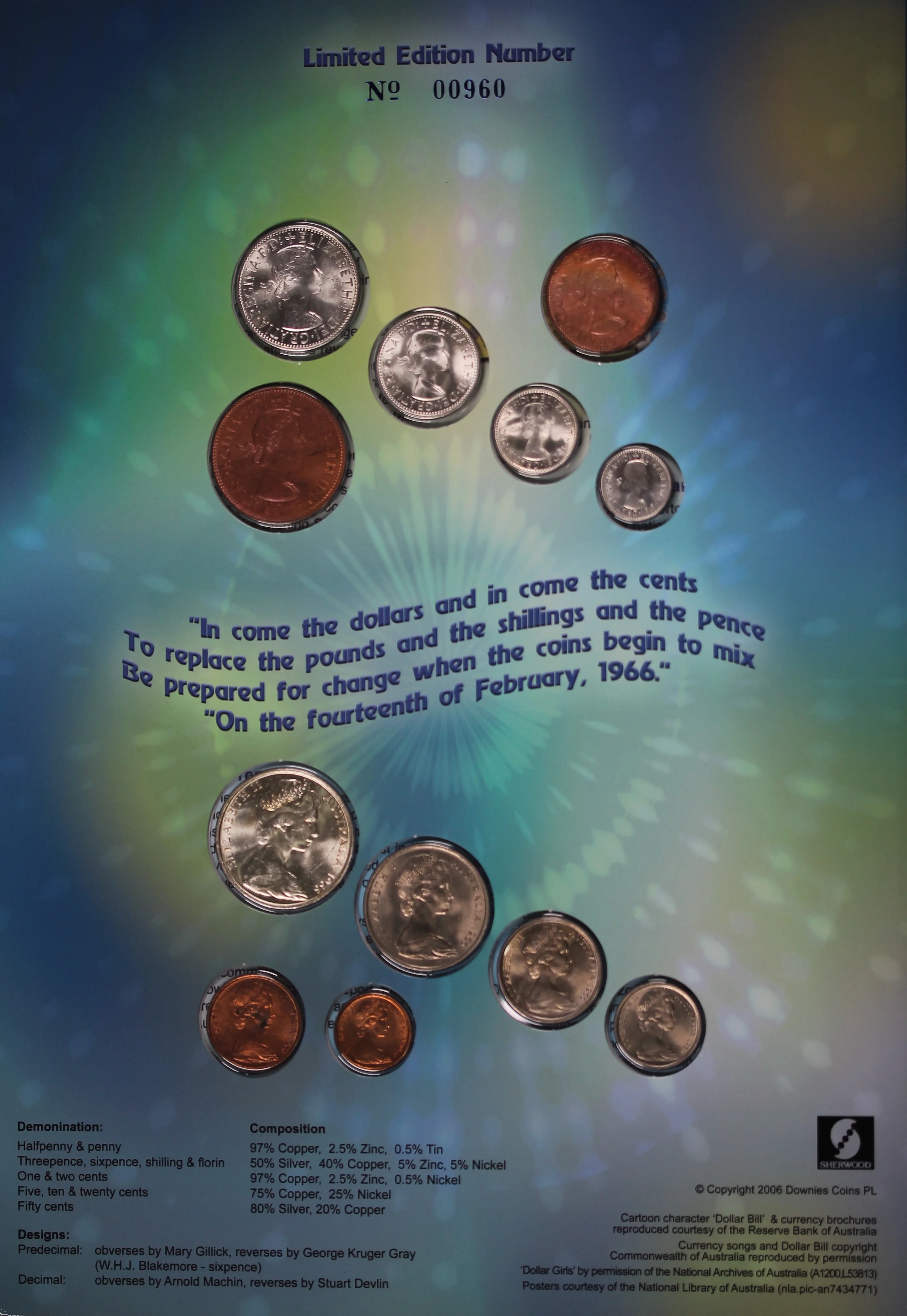 1966 Currency Day Changeover Coin Set - Image 3