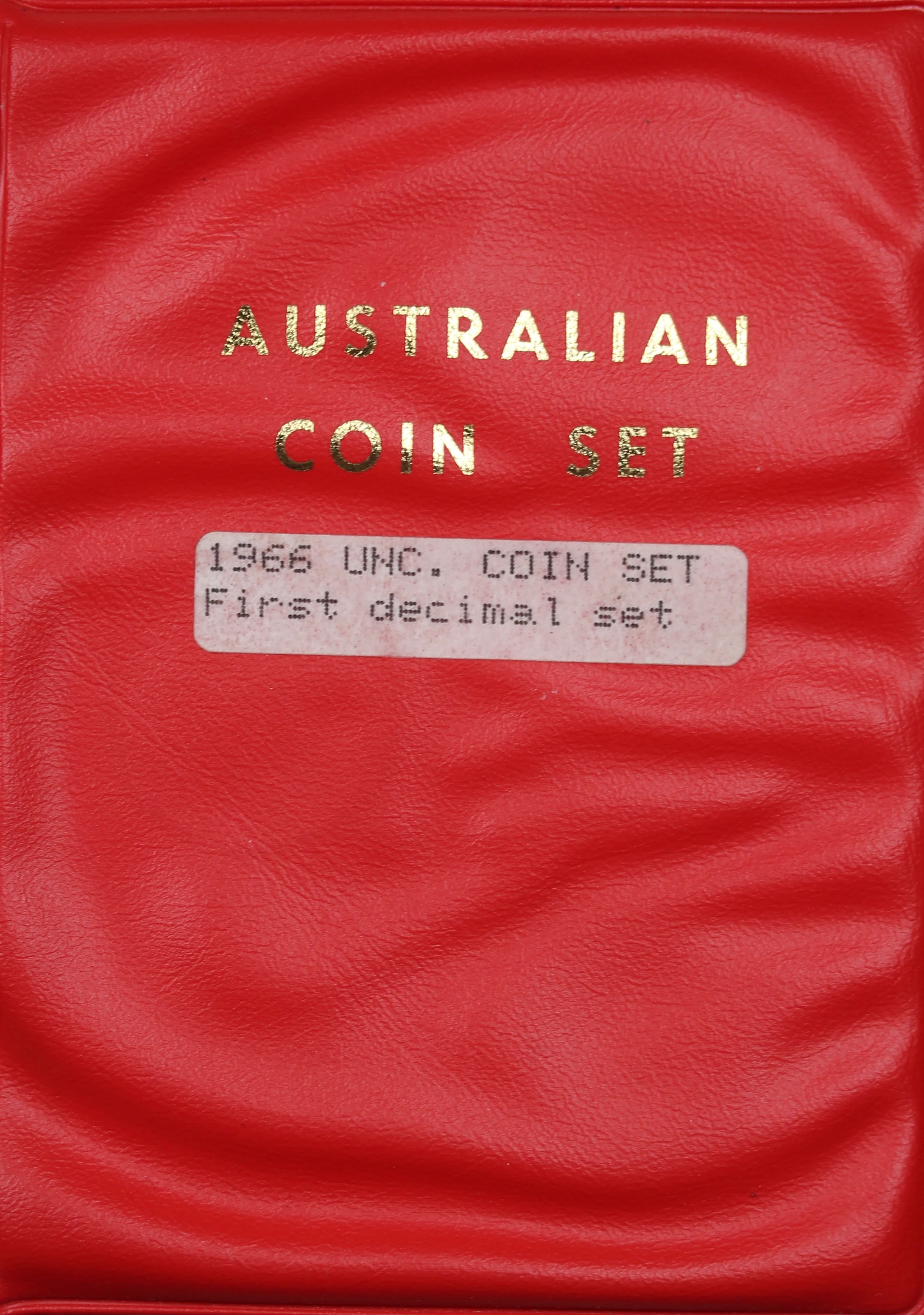 1966 Uncirculated Year Set in Red Wallet