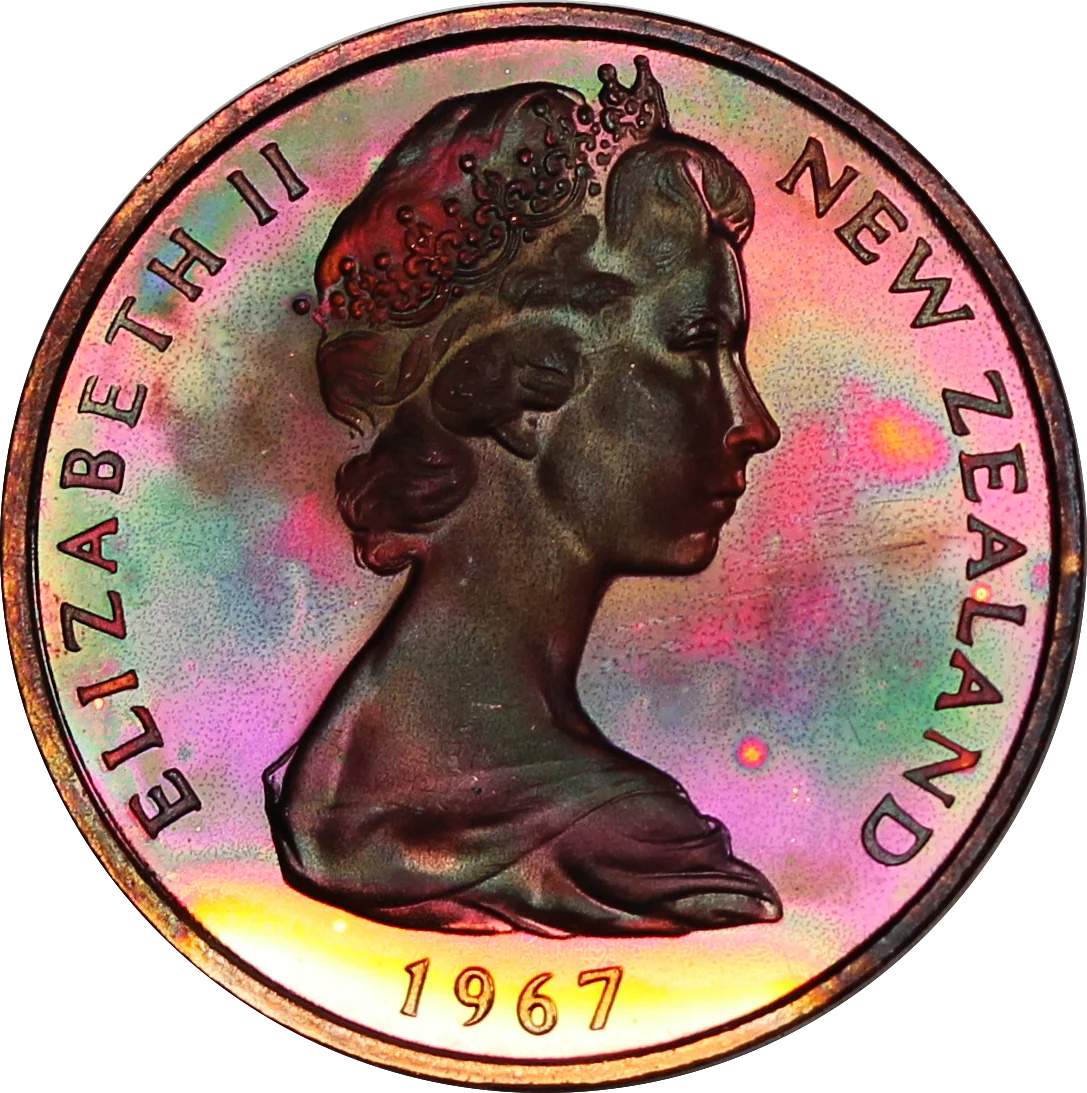1967 New Zealand Proof Set Presented to Sir Robert Muldoon - Image 7