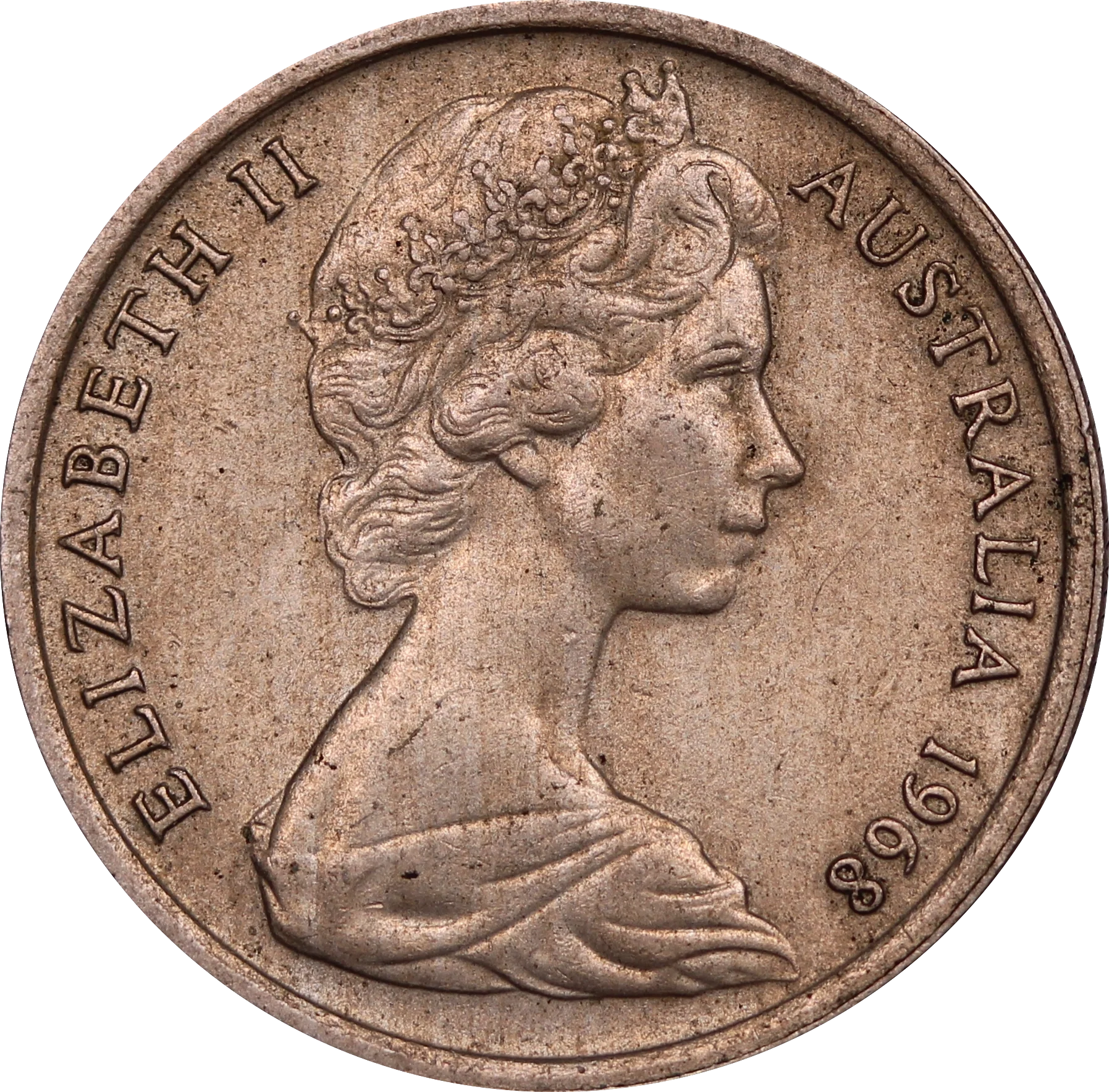 1968 5c Coin Split Planchet Error - Image 2