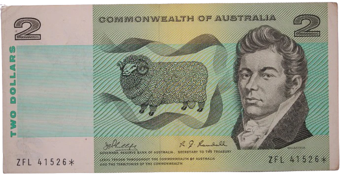 1968 Phillips/Randall $2 Star Replacement Note aEF