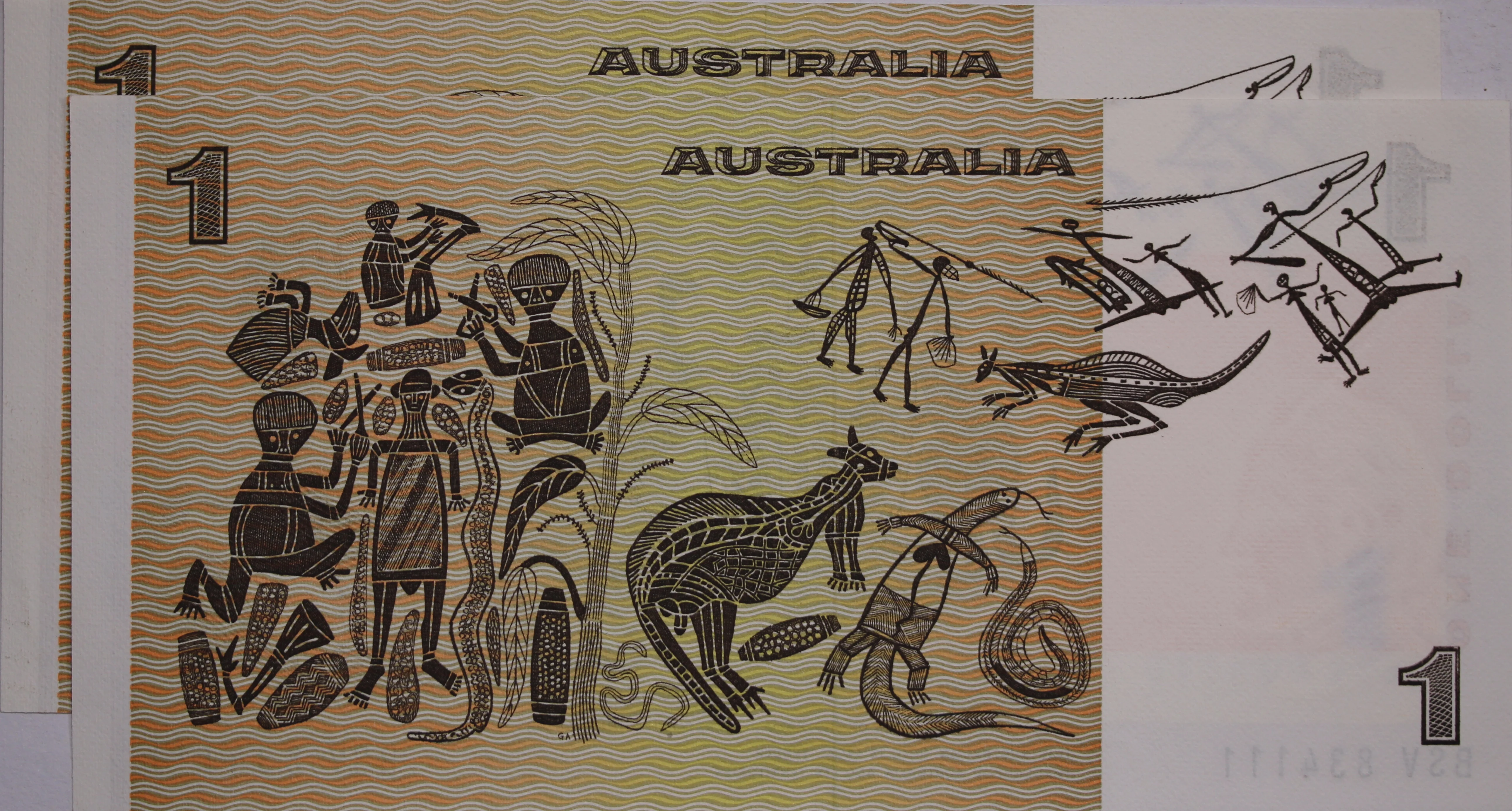 1972 Phillips/Wheeler $1 Note Consecutive Pair aUNC - Image 2