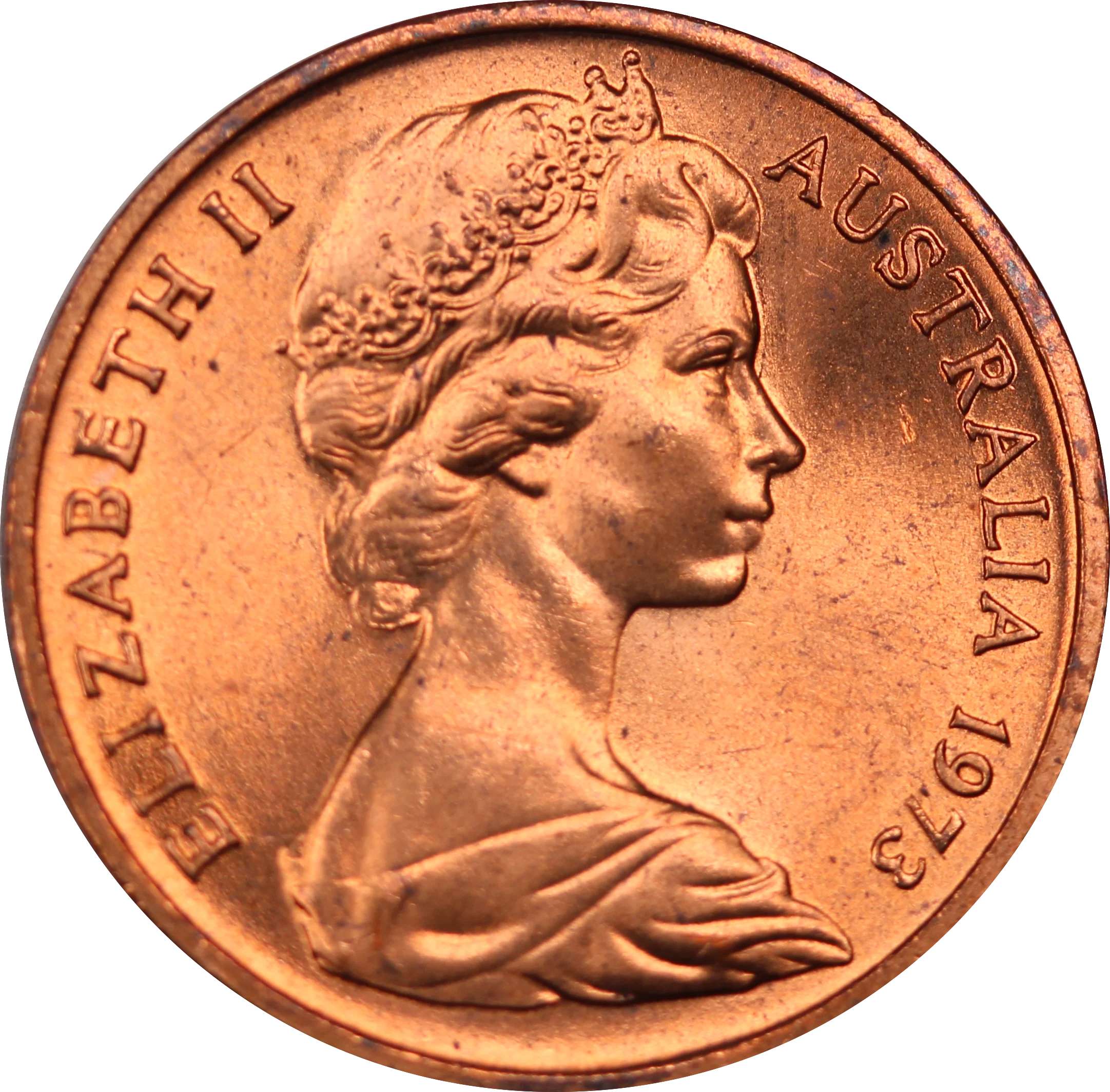 1973 1 Cent Coin Uncirculated - Image 2