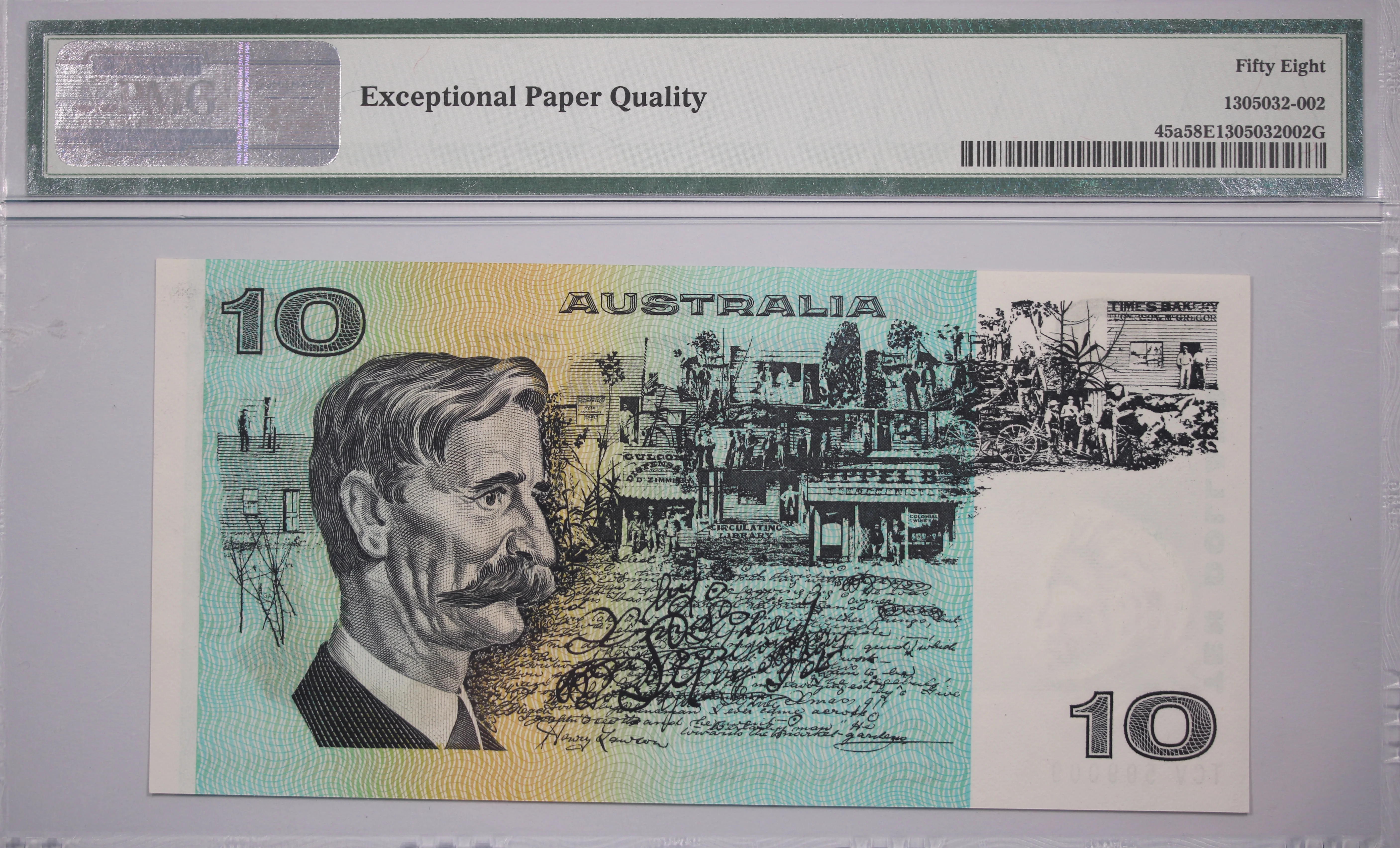 1974 $10 Phillips/Wheeler Choice aUNC58 PMG - Image 2
