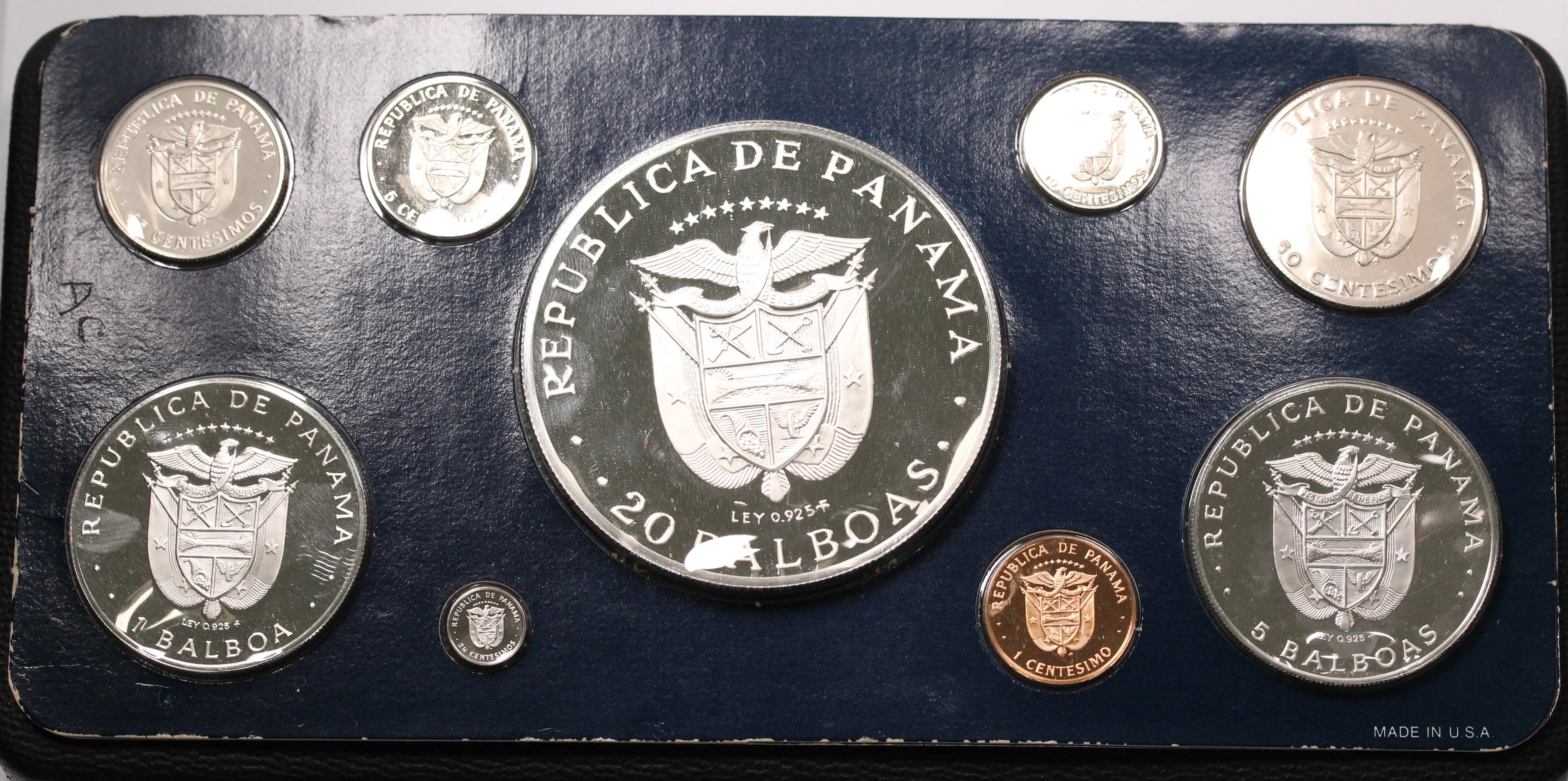 1975 Republic of Panama Proof Set - Image 2