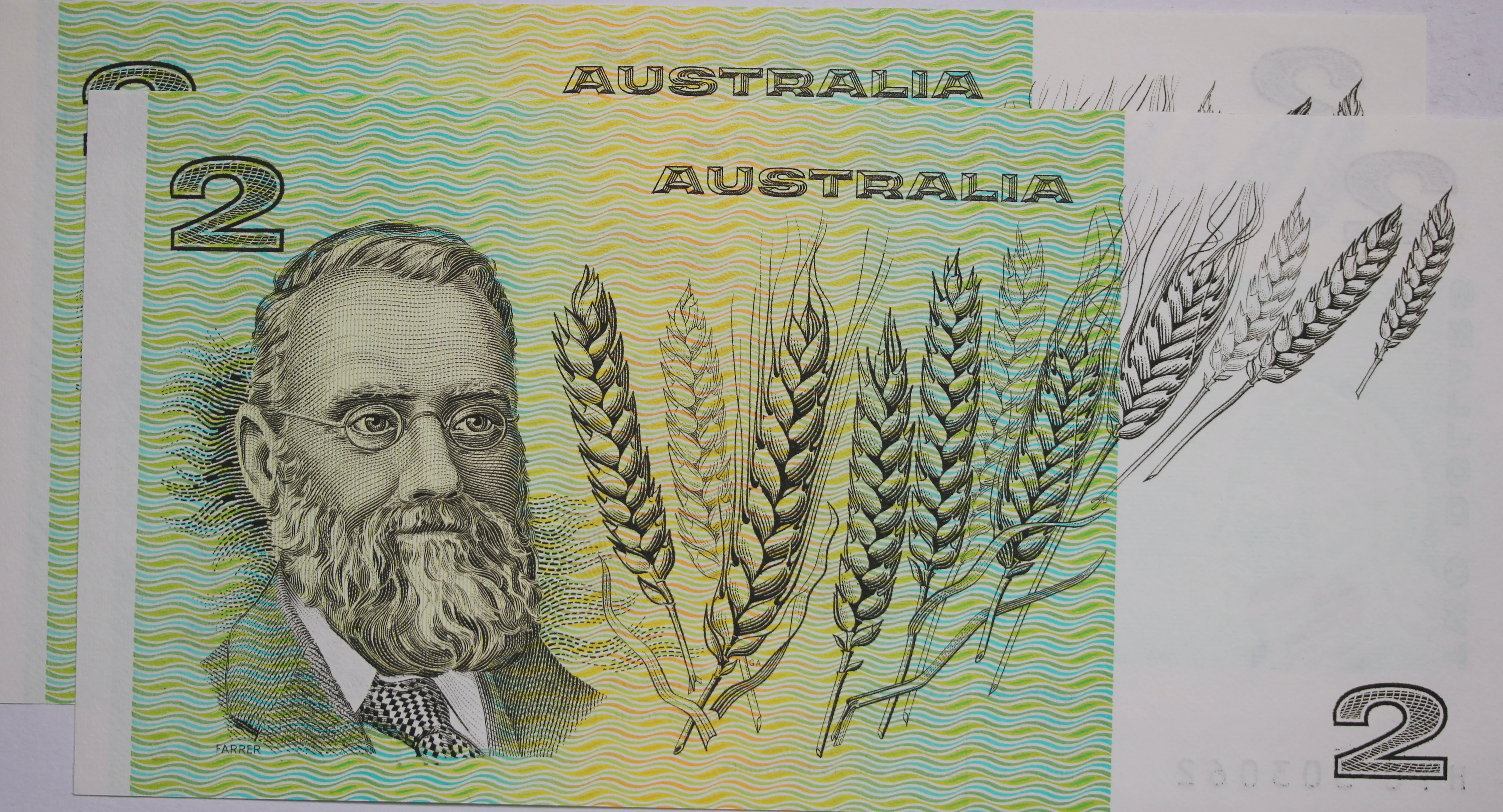 1976 $2 Knight/Wheeler Banknote UNC Consecutive Pair - Image 2