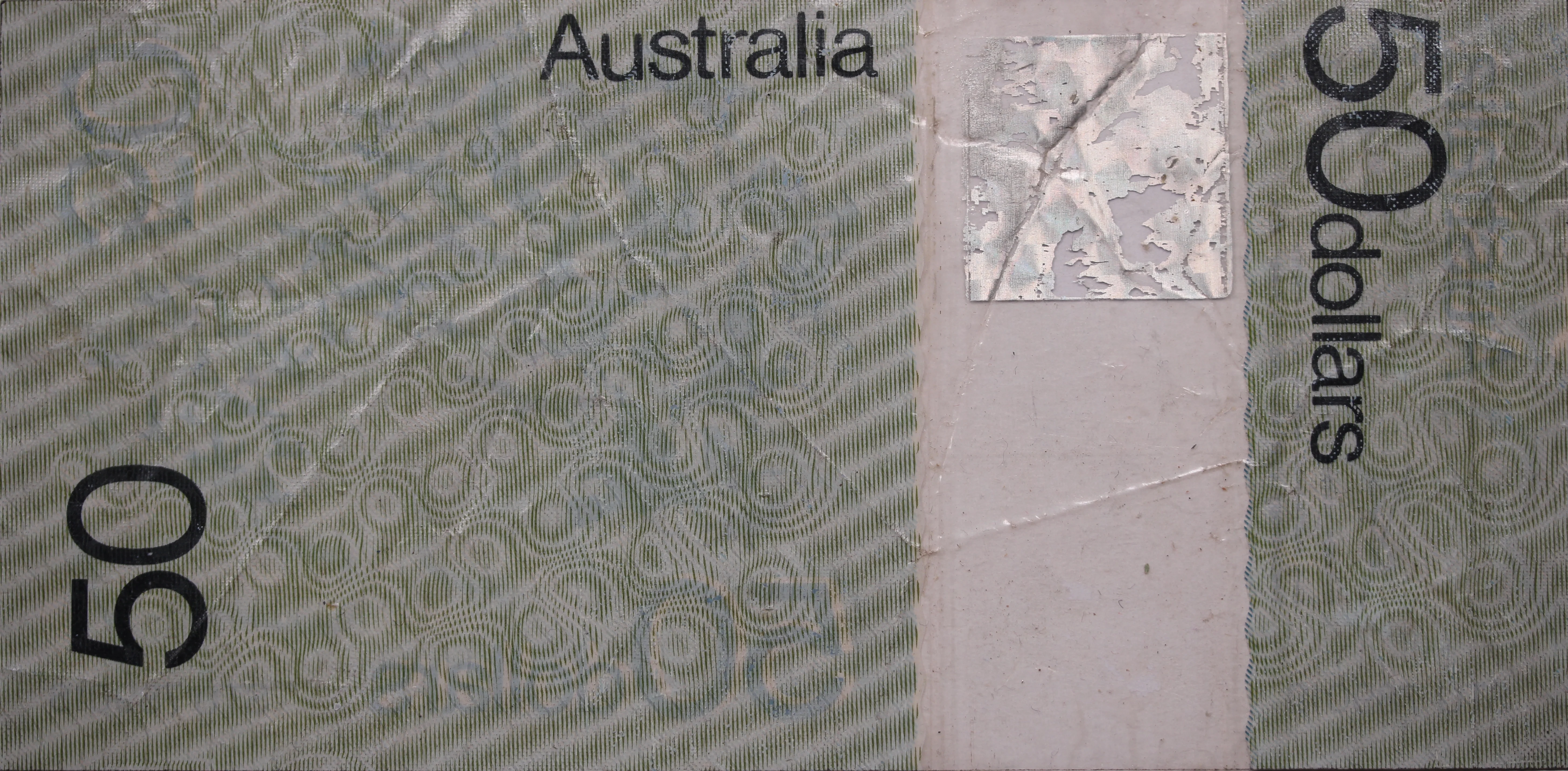 1977 $50 Polymer CSIRO Test Note Fine - Image 2