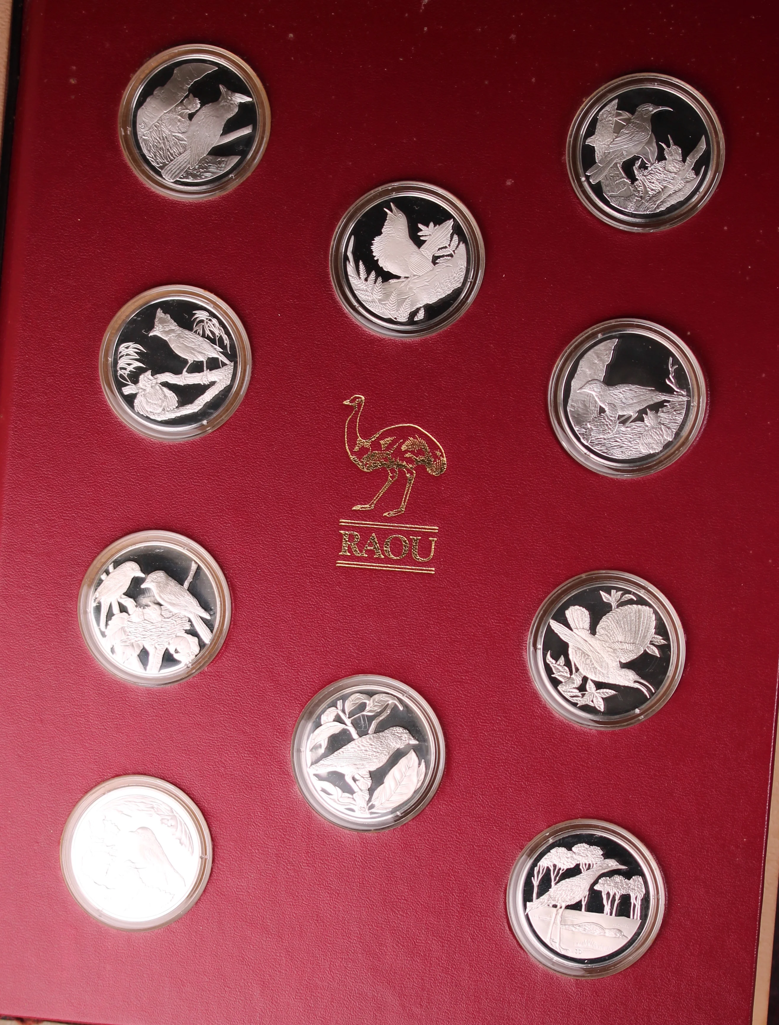 1978 Australian Birds Silver Medal Set by Stuart Devlin - Image 6