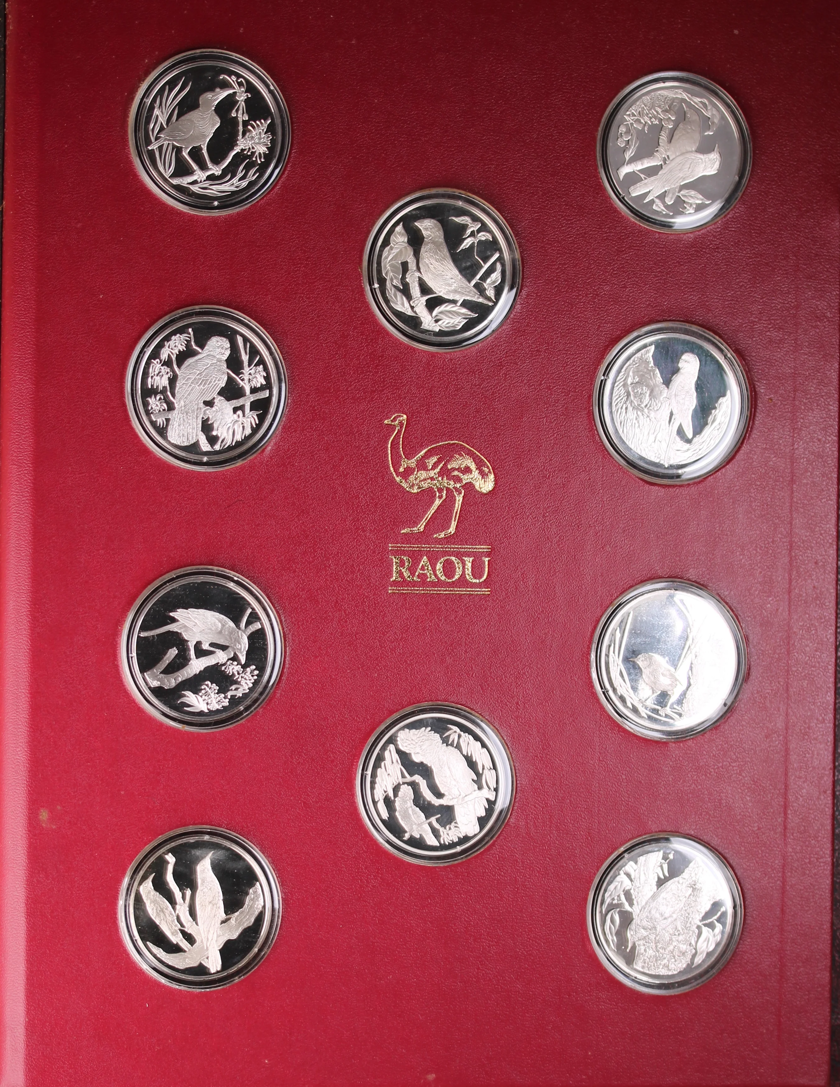 1978 Australian Birds Silver Medal Set by Stuart Devlin - Image 7