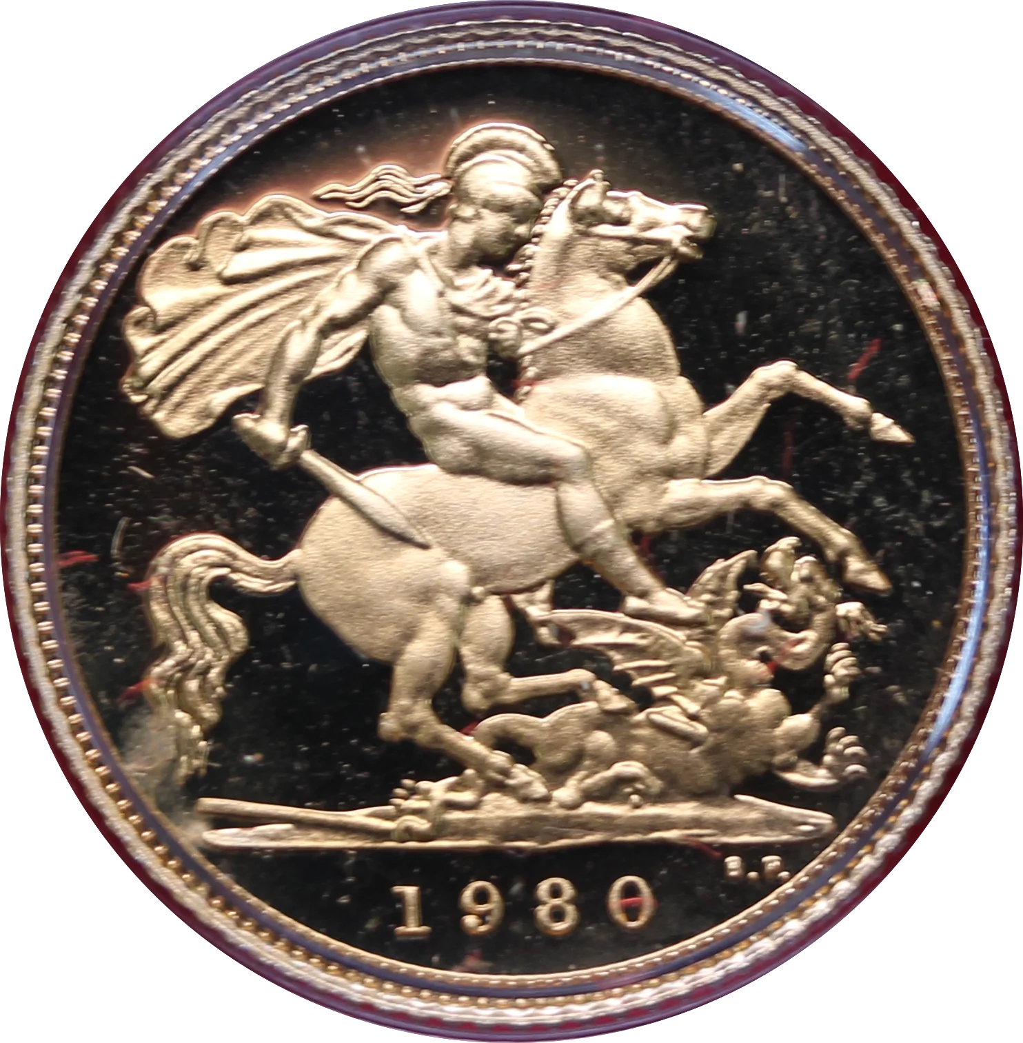 1980 GB Gold Half Sovereign Proof Coin