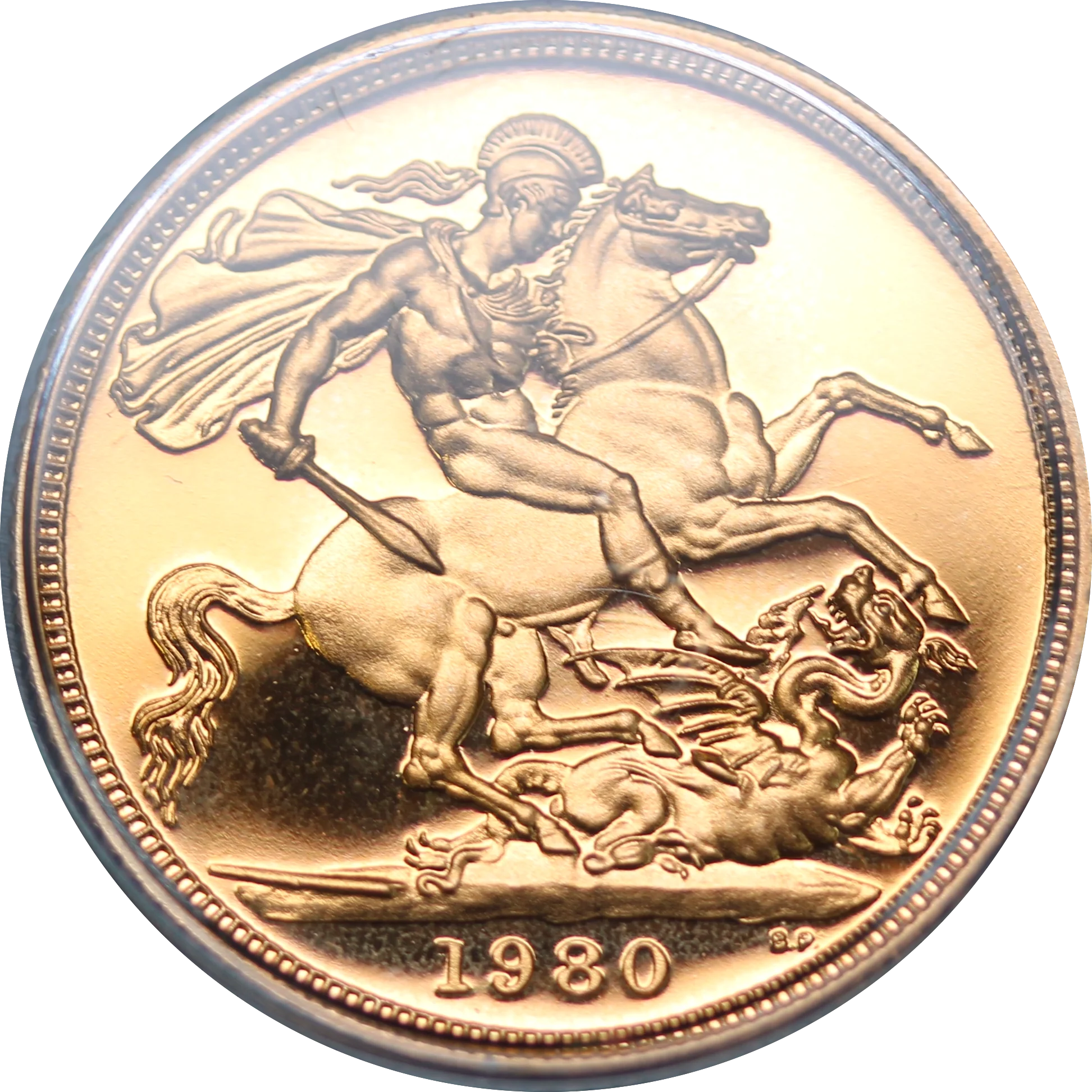 1980 GB Gold Sovereign Proof Coin