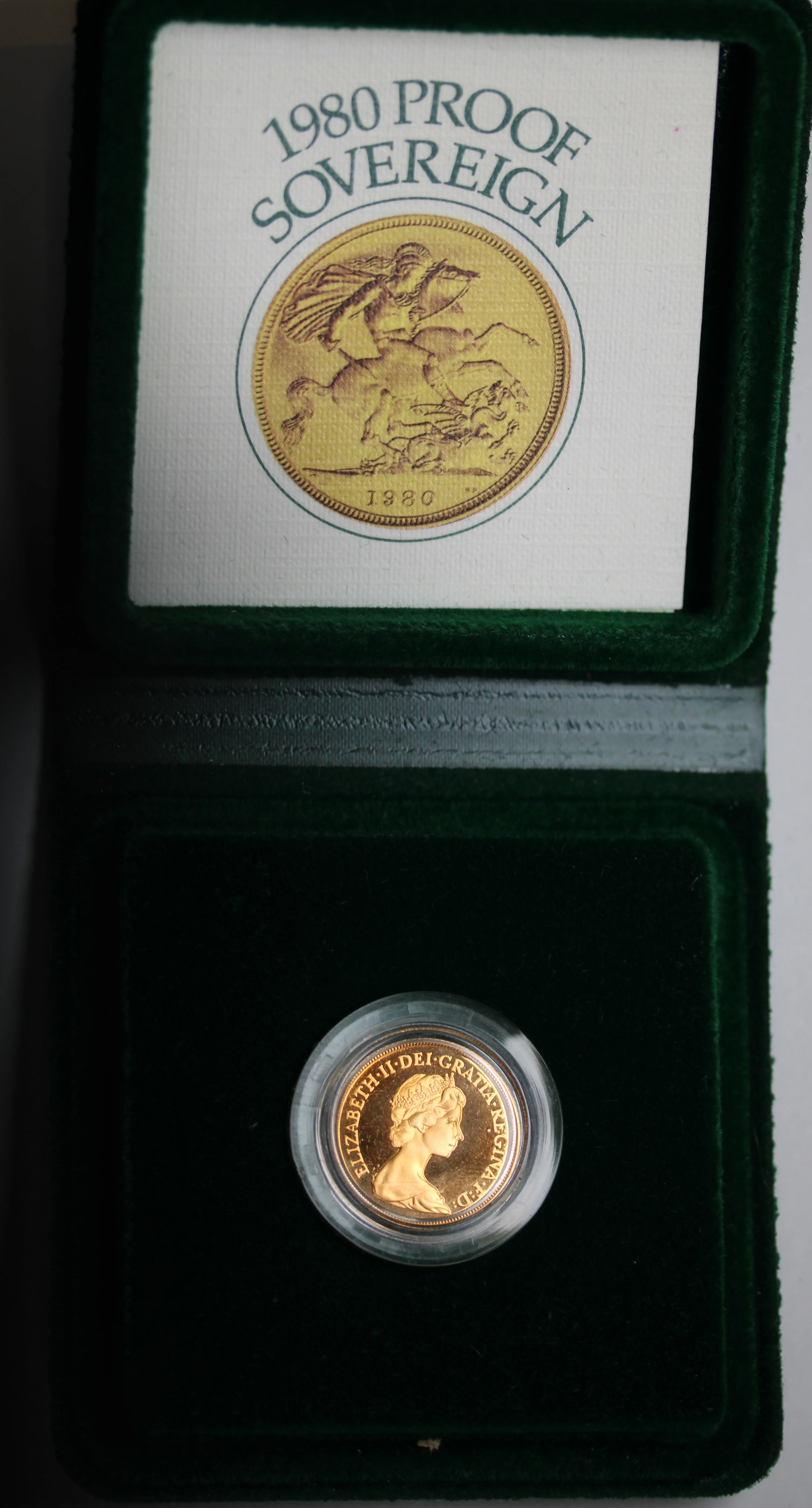 1980 GB Gold Sovereign Proof Coin - Image 2