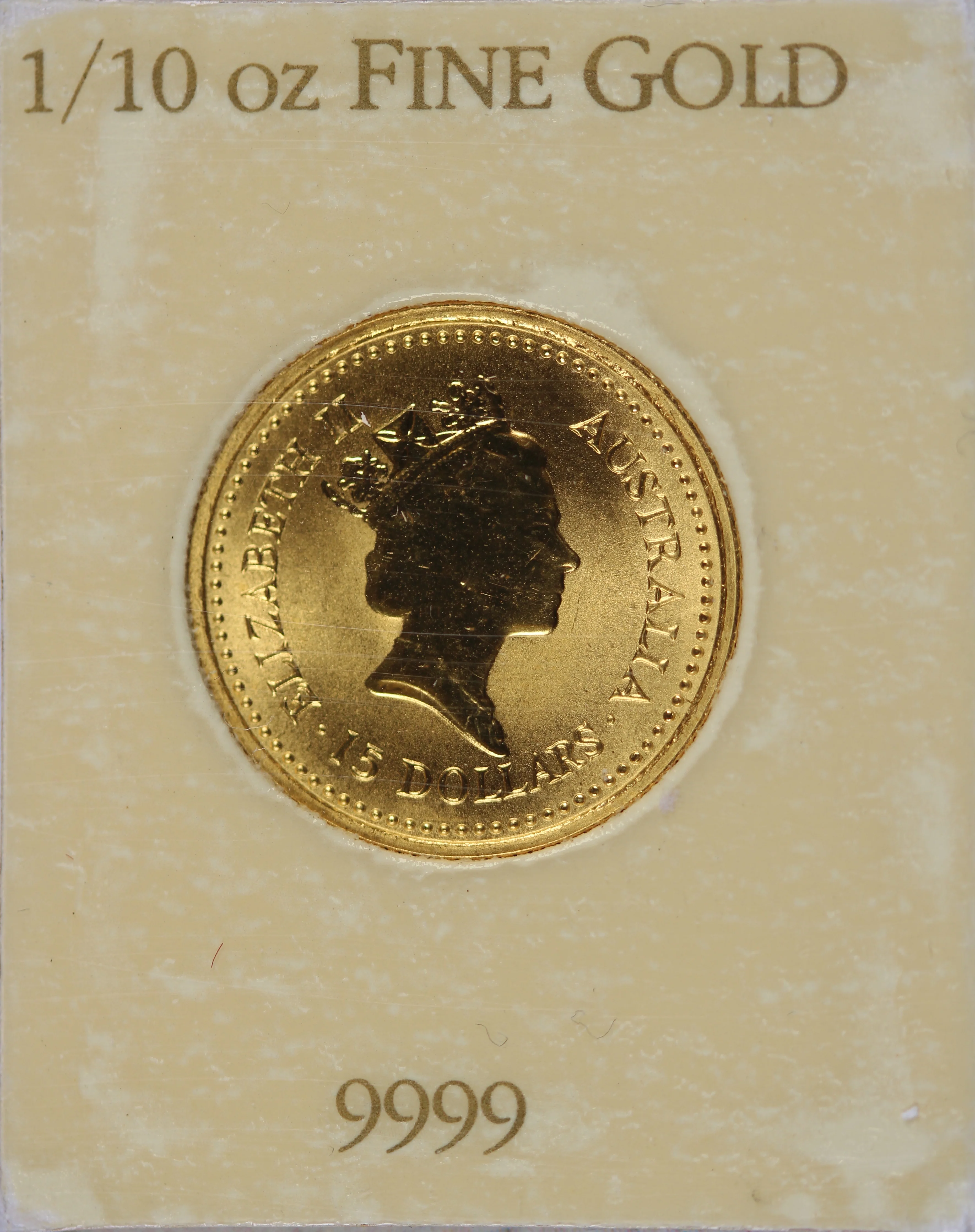 1987 Little Hero 1/10oz Gold Nugget Coin - Image 2