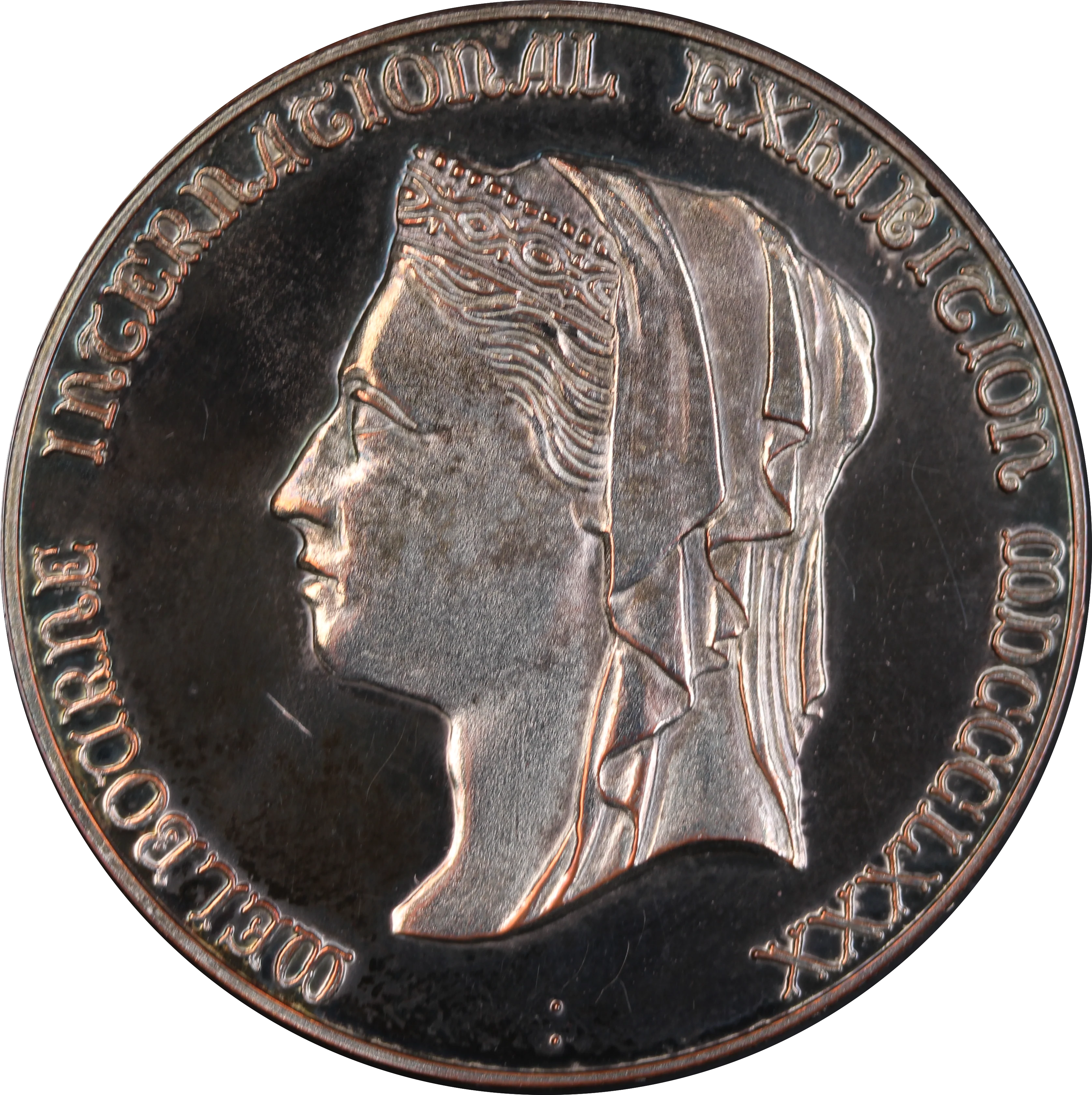 1980 Royal Exhibition Building Centenary Silver Medal by Stokes - Image 3