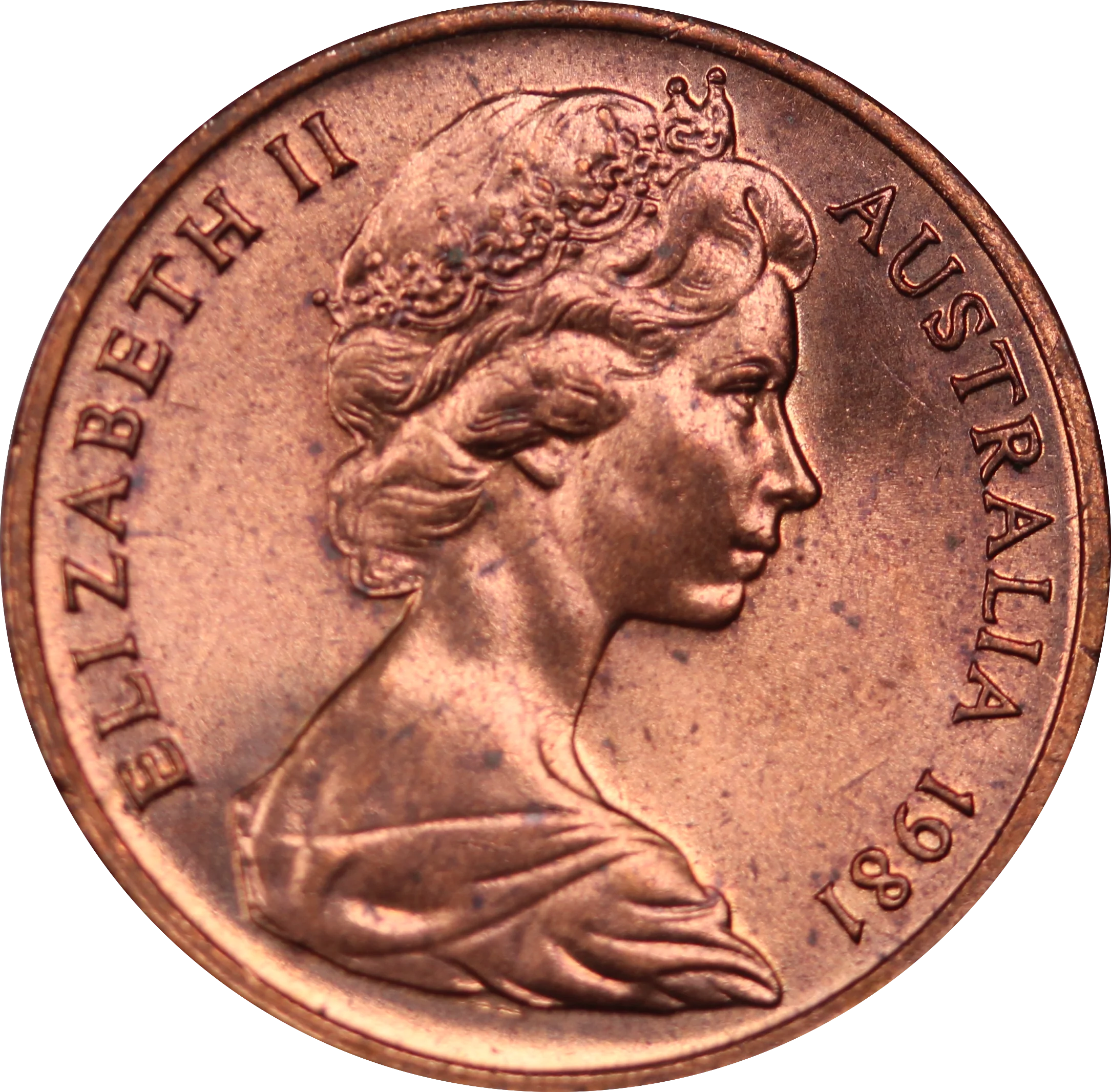 1981 1 Cent Coin Uncirculated - Image 2