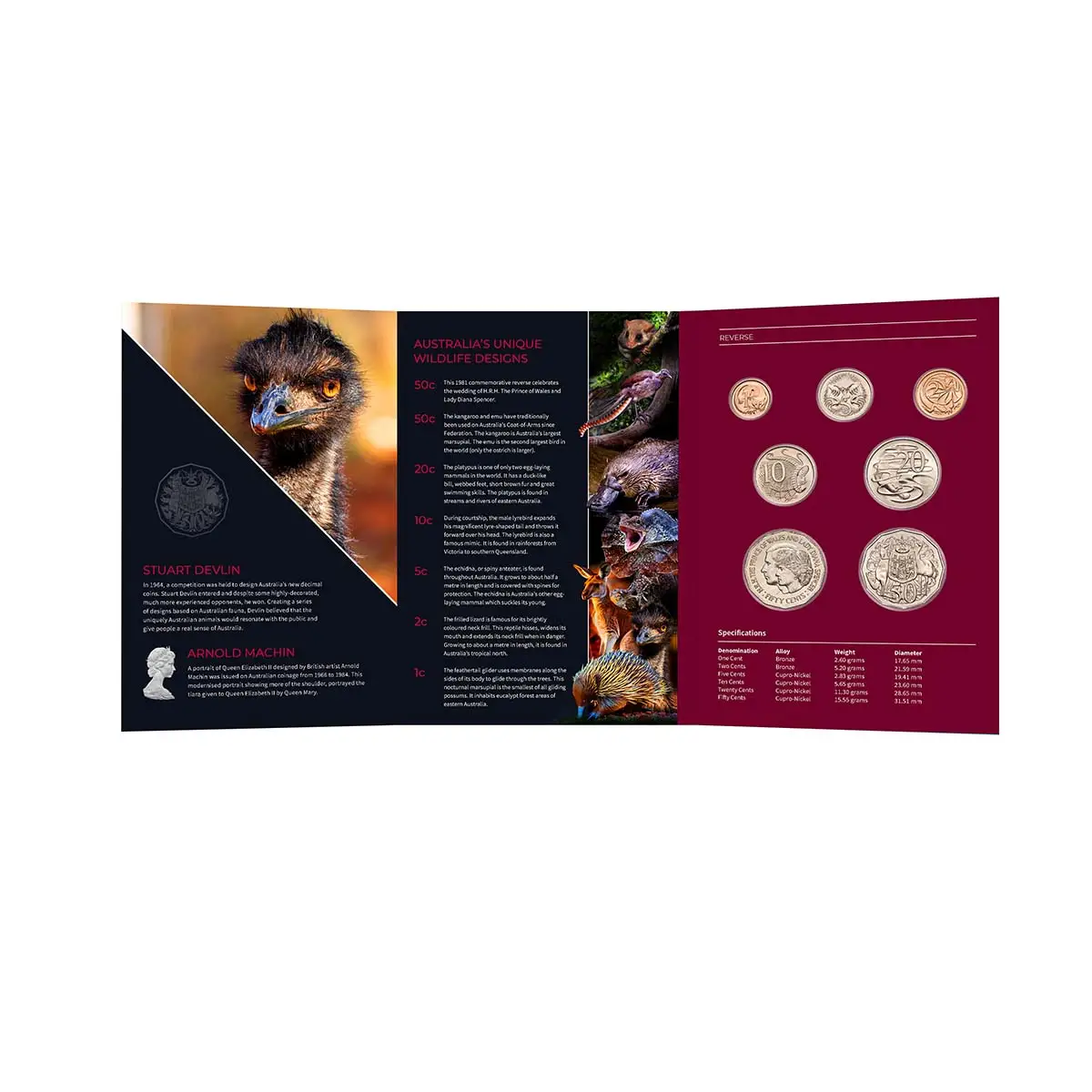 1981 Uncirculated 7-Coin Year Set - Image 2