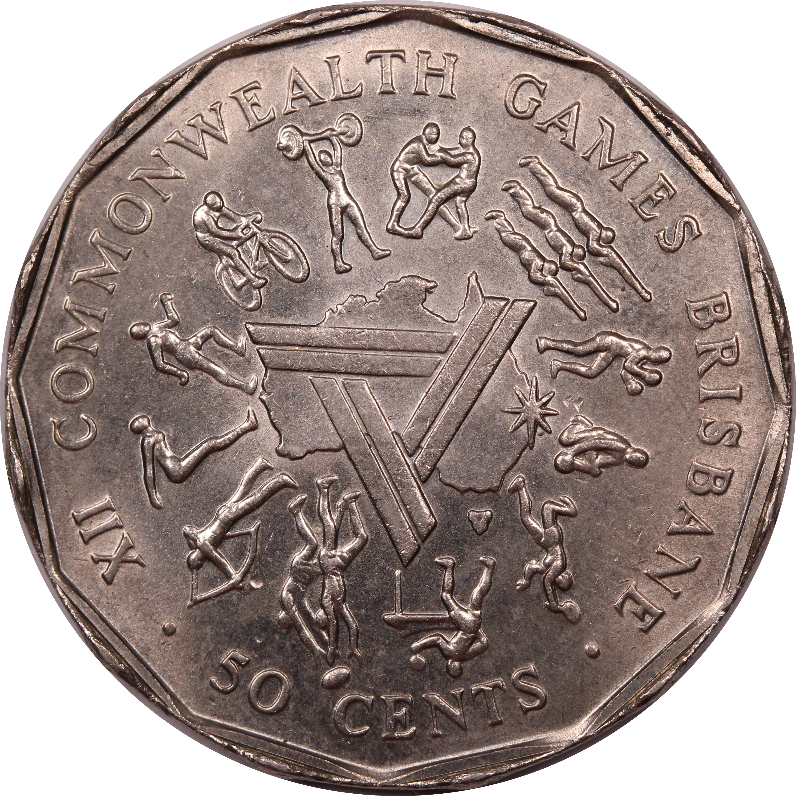 1982 Commonwealth Games 50c Ramstrike Error UNC