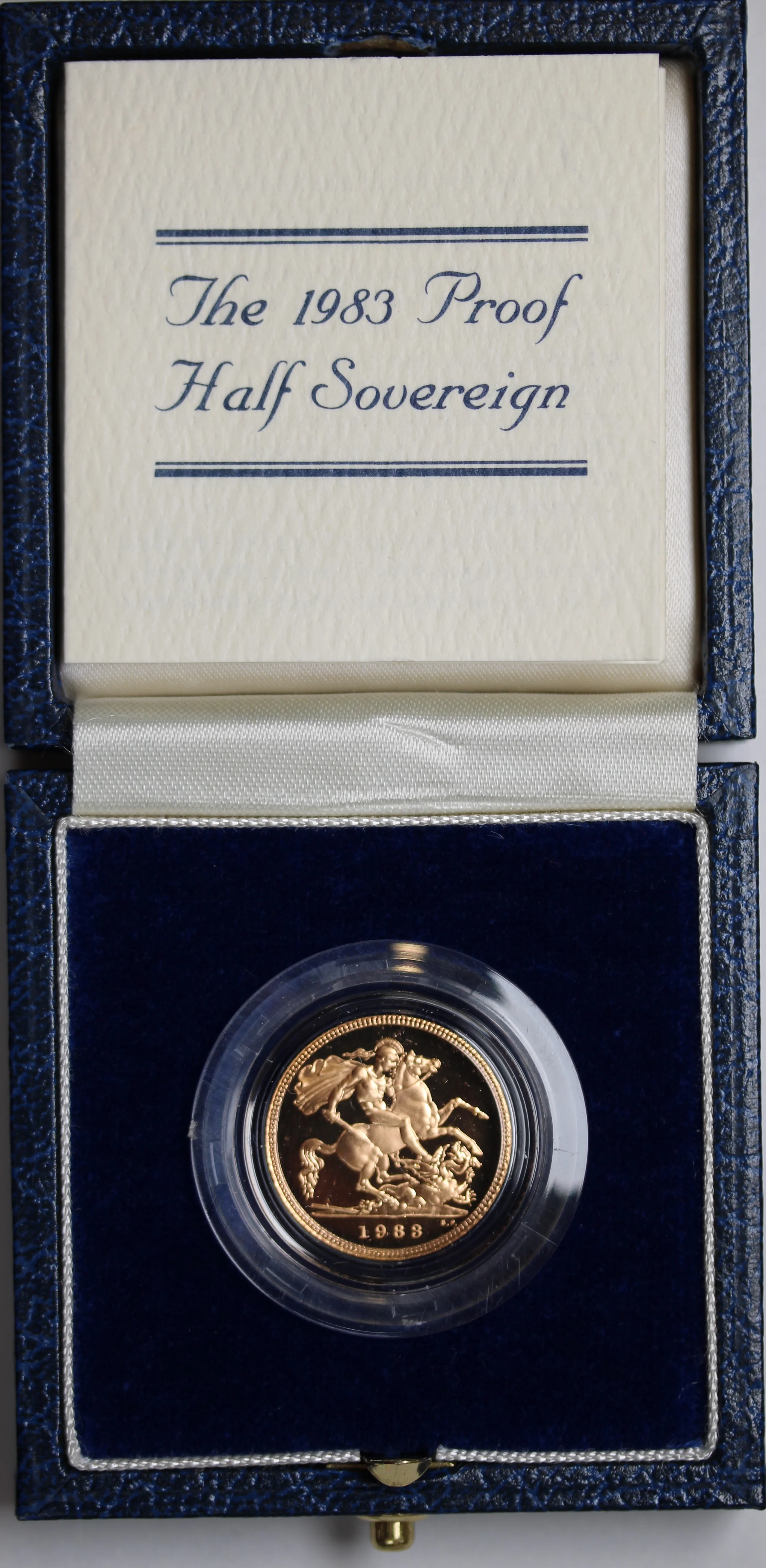 1983 GB Gold Half Sovereign Proof Coin - Image 3