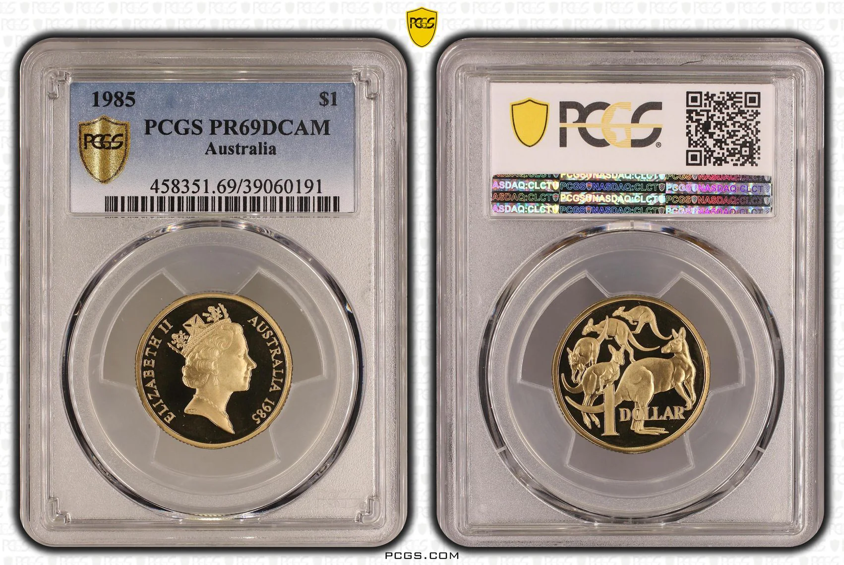 1985 $1 Proof Coin PR69DCAM